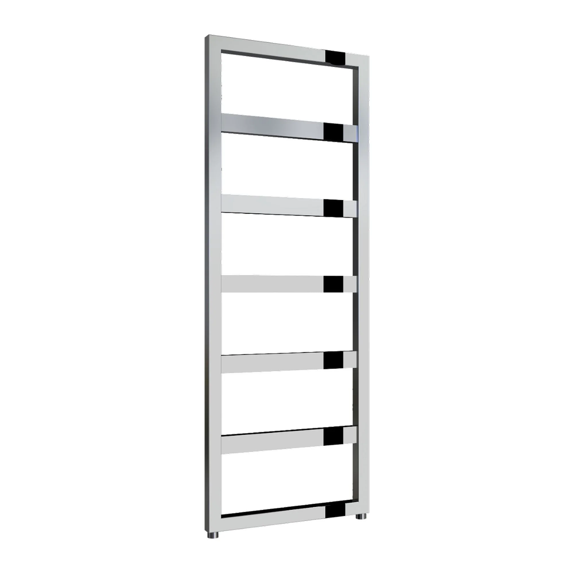 Reina Rezzo Vertical Designer Heated Towel Rail - 1100 x 450 - Chrome