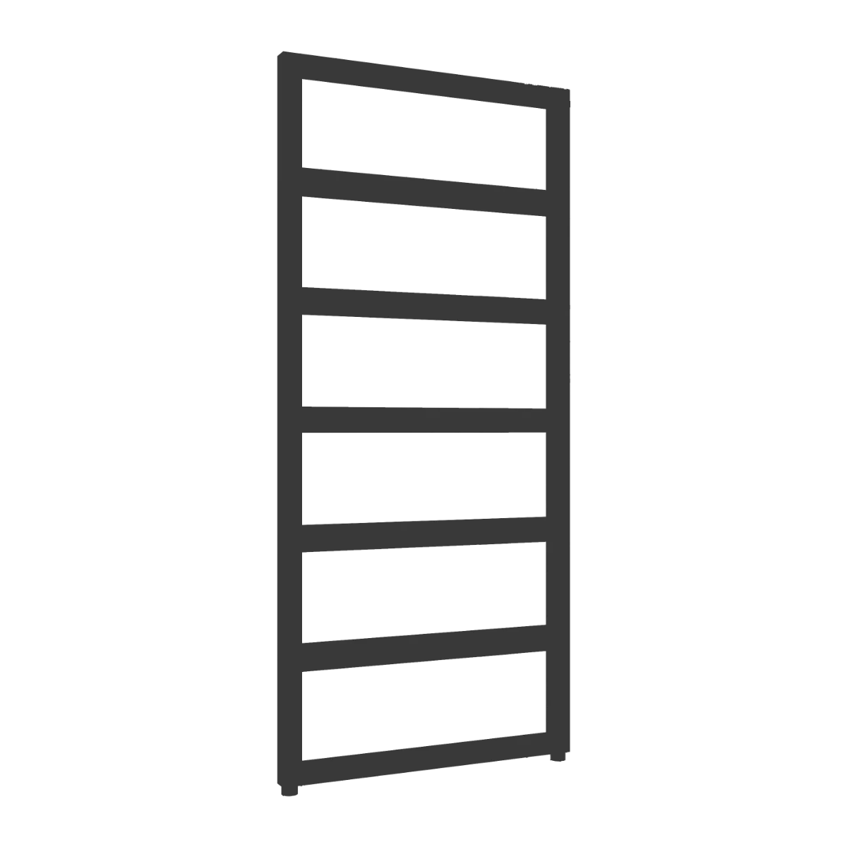 Reina Rezzo Vertical Designer Heated Towel Rail - 1100 x 550mm - Black