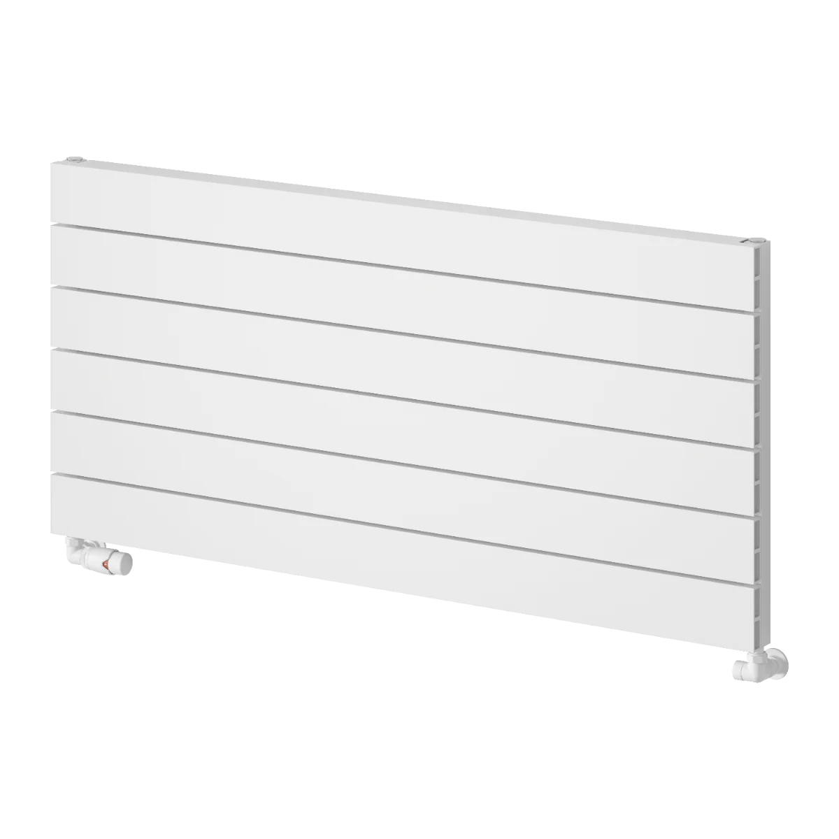 Reina Rienza Horizontal Aluminium Radiator - 565 x 1200mm - White