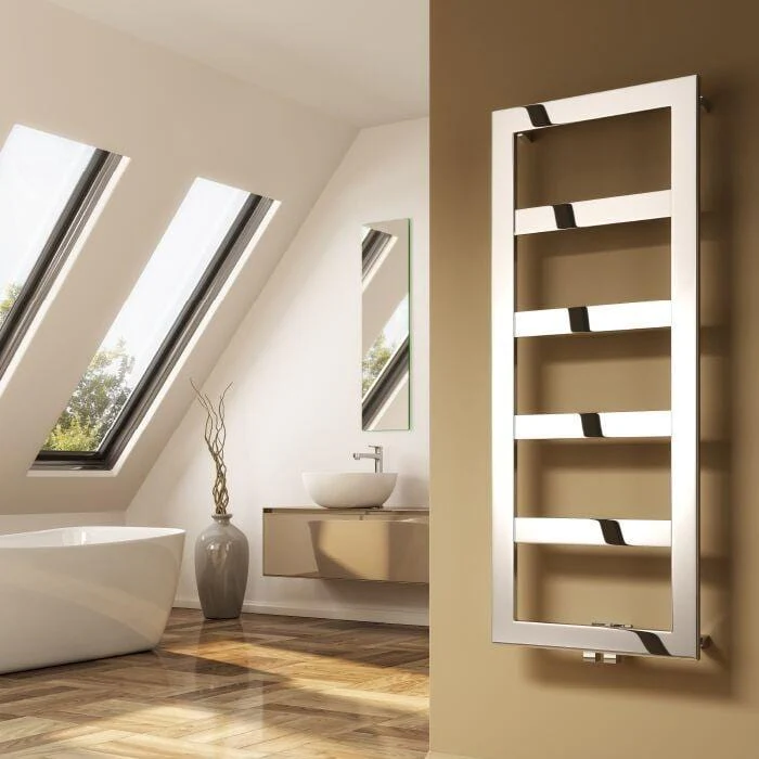 Reina Rima Designer Heated Towel Rail 1020 x 500 - Image 2