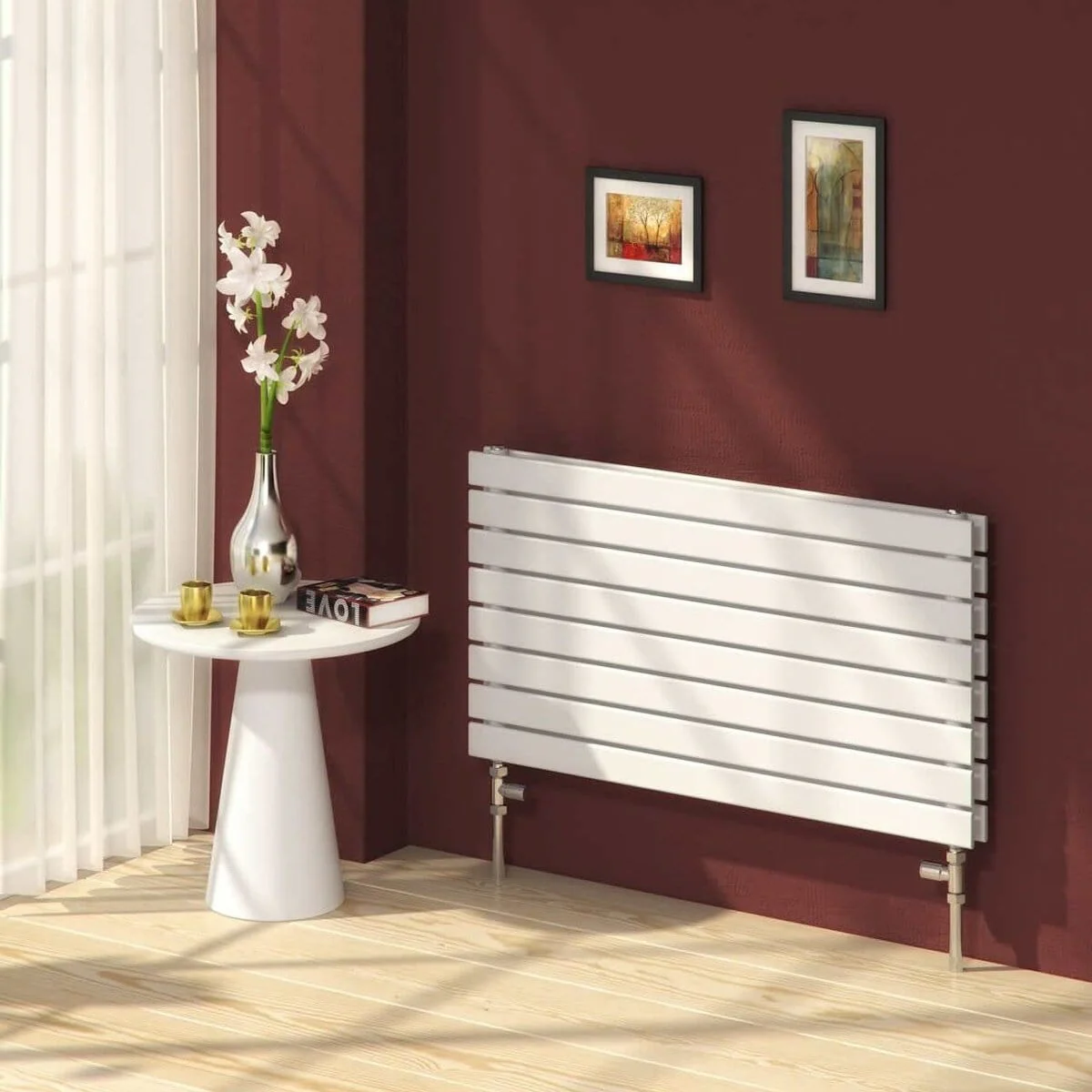 Reina Rione 544 x 800 Double Designer Horizontal Radiator - Image 2