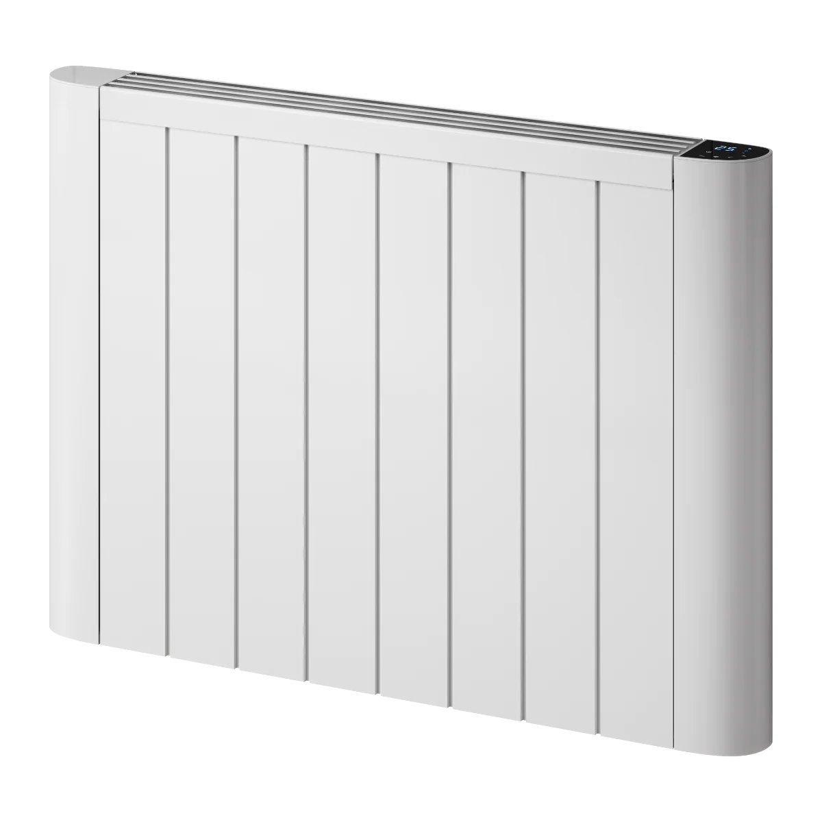 Reina Serre Horizontal Aluminium Panel Heater Electric WiFi Radiator - 580 x 800mm - White