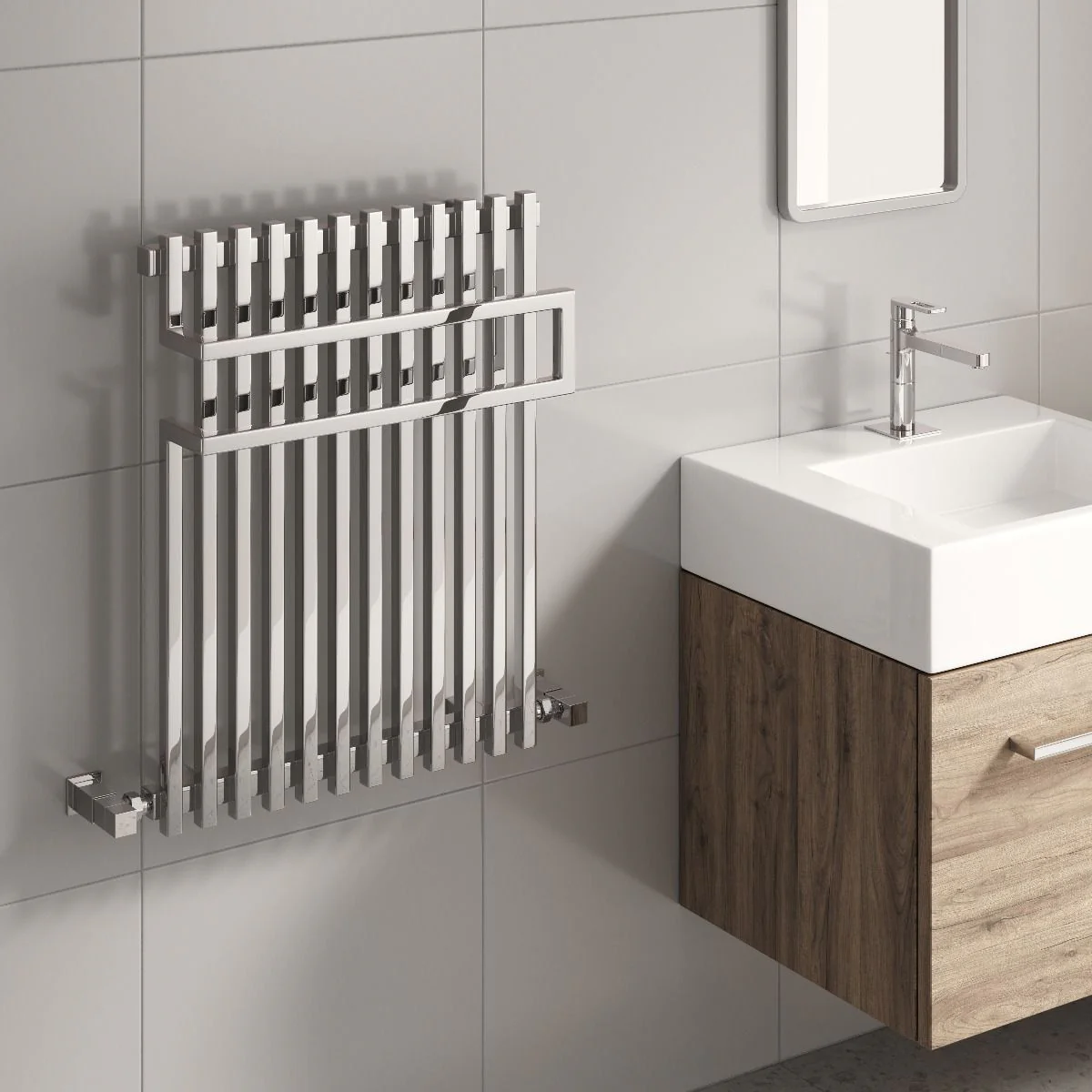 Reina Sori Designer Radiator - Chrome