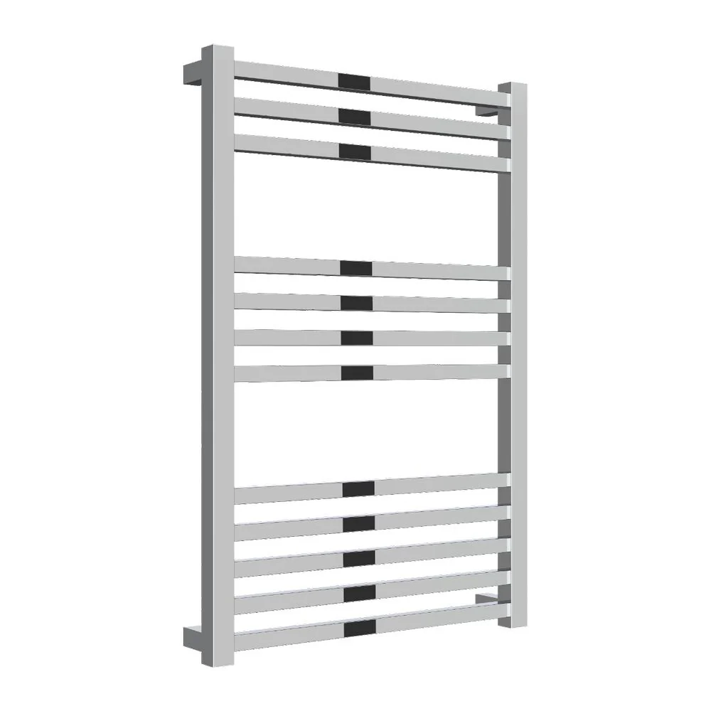 Reina Vasto Vertical Heated Towel Rail - Chrome - 755 x 500mm