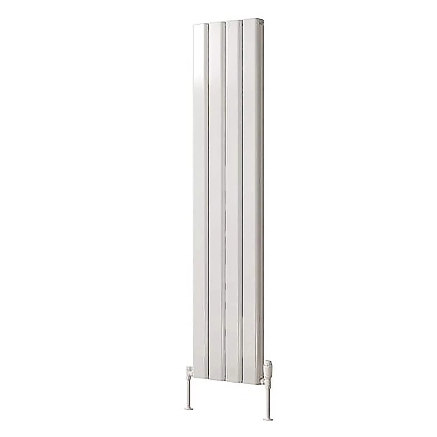 Reina Vicari Double Vertical Aluminium Radiator 1800 x 400 - White