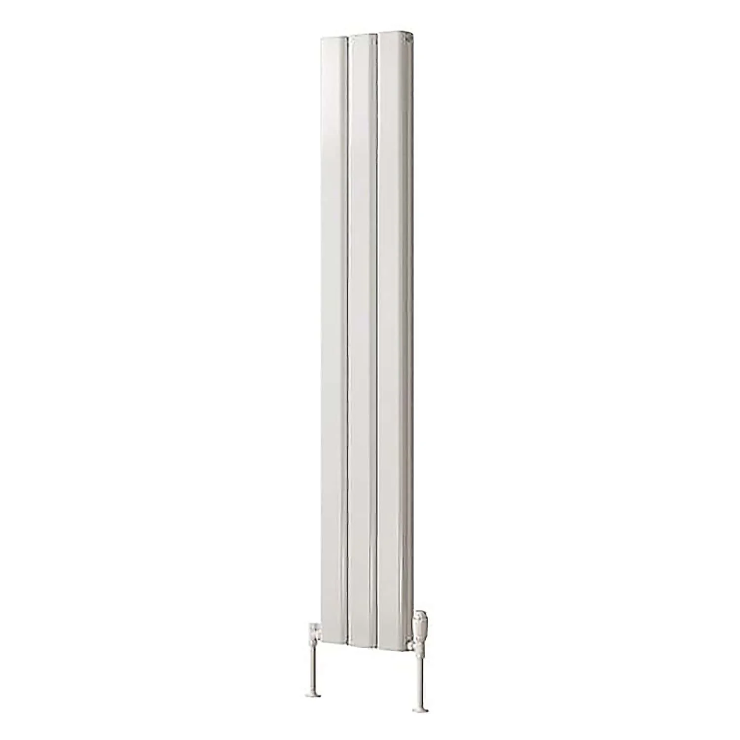 Reina Vicari Double Vertical Aluminium Radiator 1800 x 300 - White