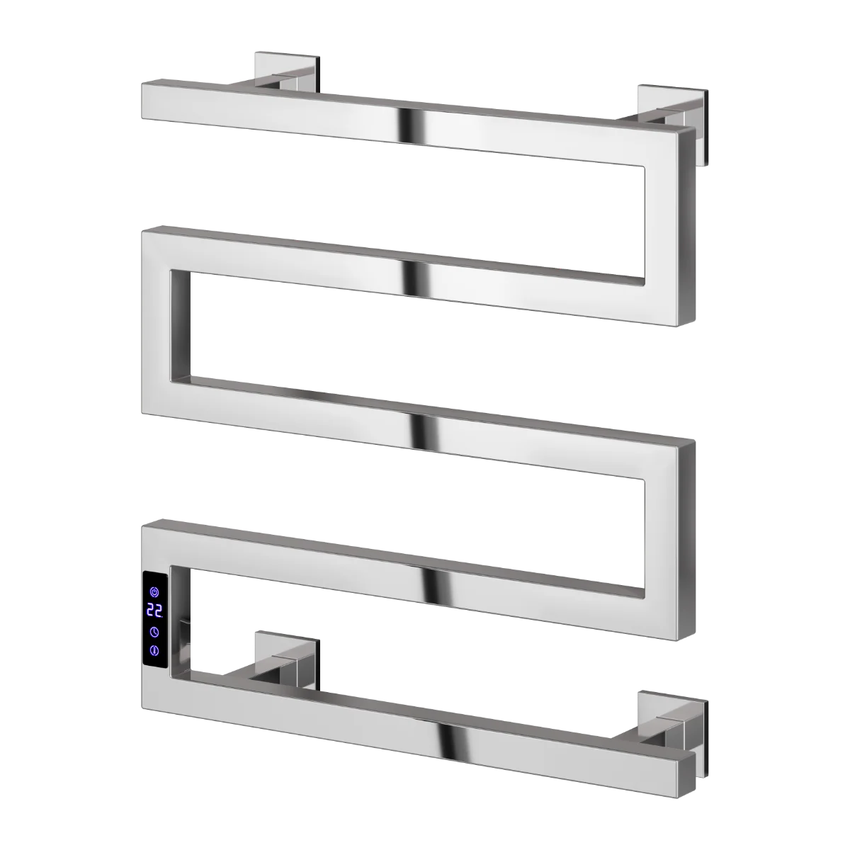 Reina Vispa Stainless Steel Electric Radiator - Polished - Image 2