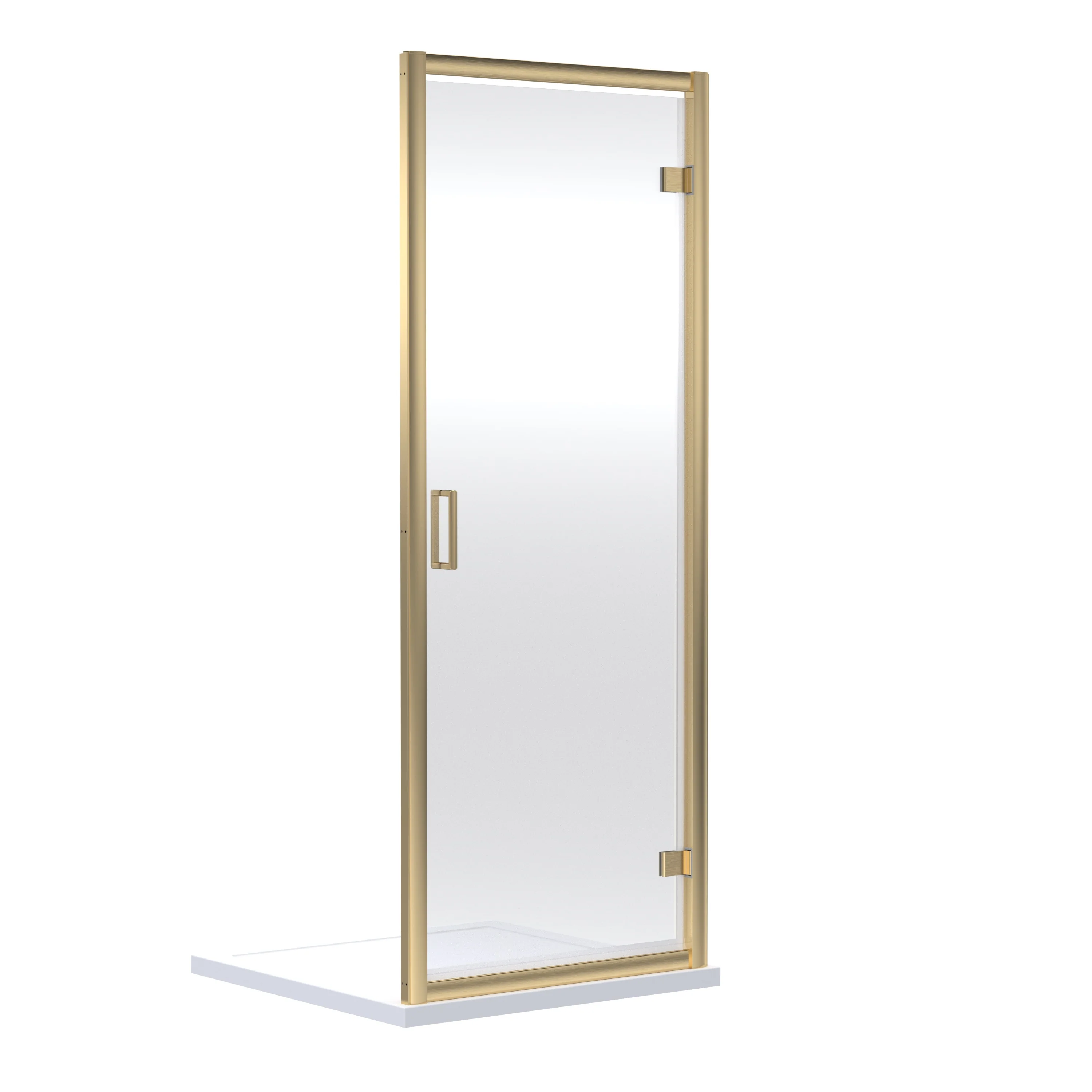Rene 1900 x 900mm Hinged Door - Brushed Brass