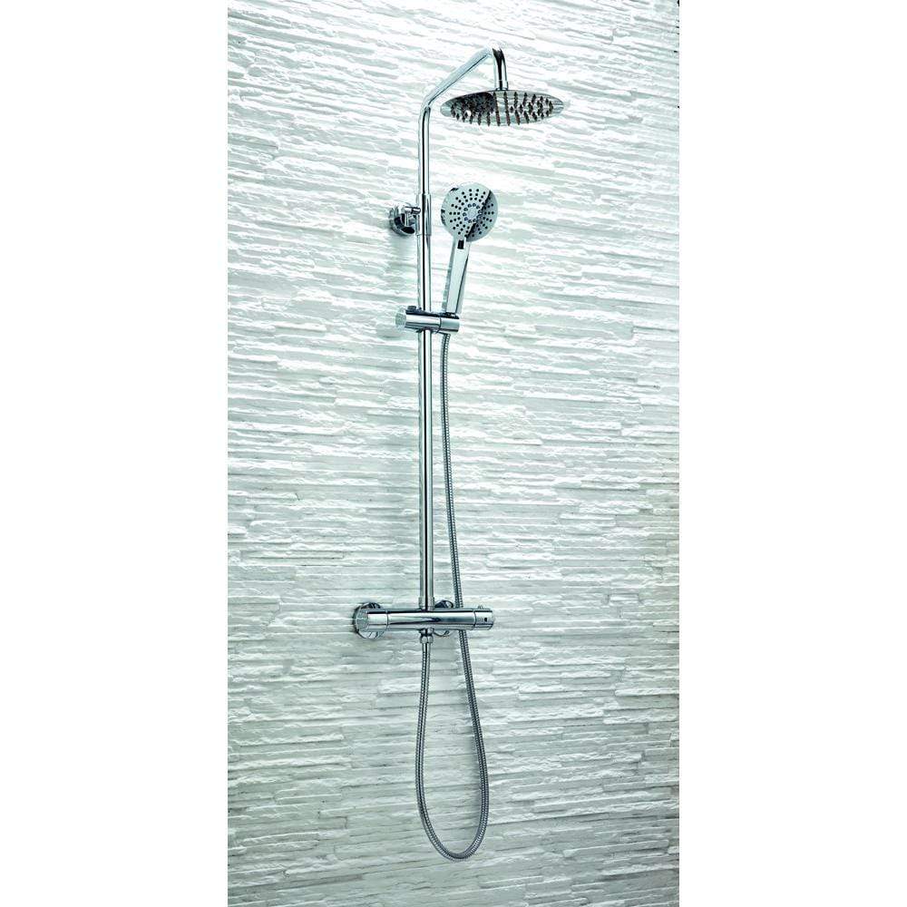 Riverside 1600 x 700mm Single Ended Acrylic Bath & Curved Bath Screen - Image 3