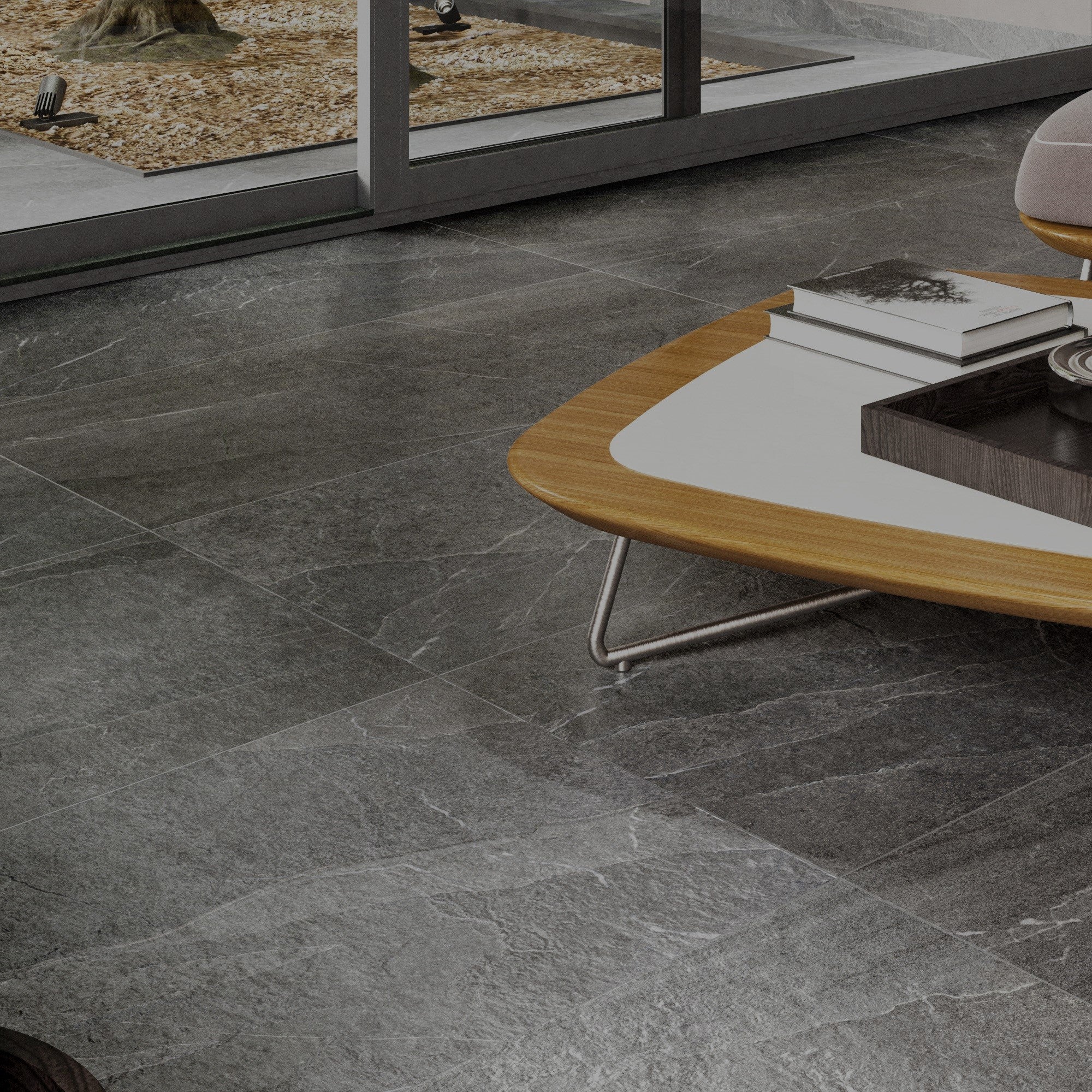 Riviera Grigio Square Porcelain Tile