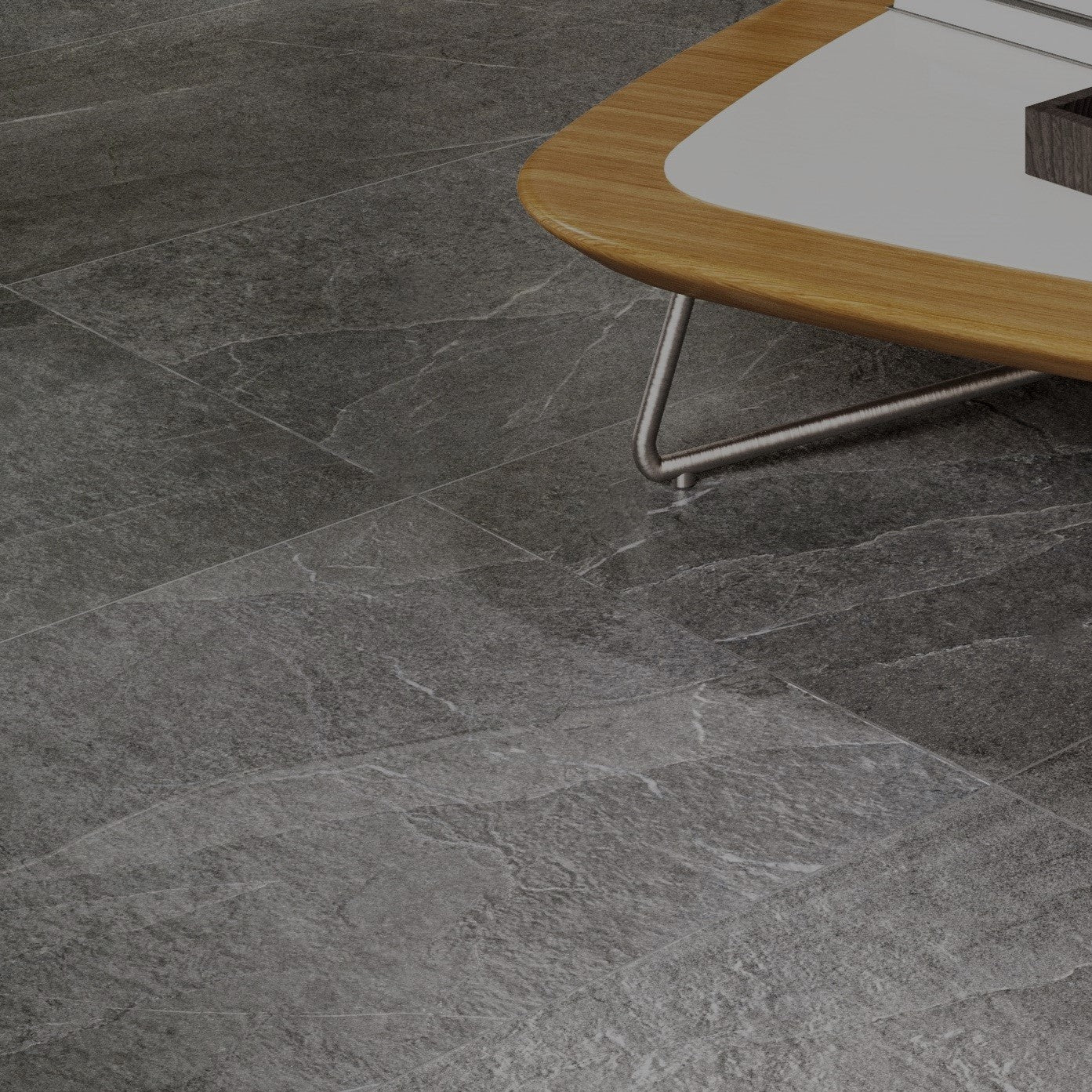 Riviera Grigio Square Porcelain Tile - Image 2