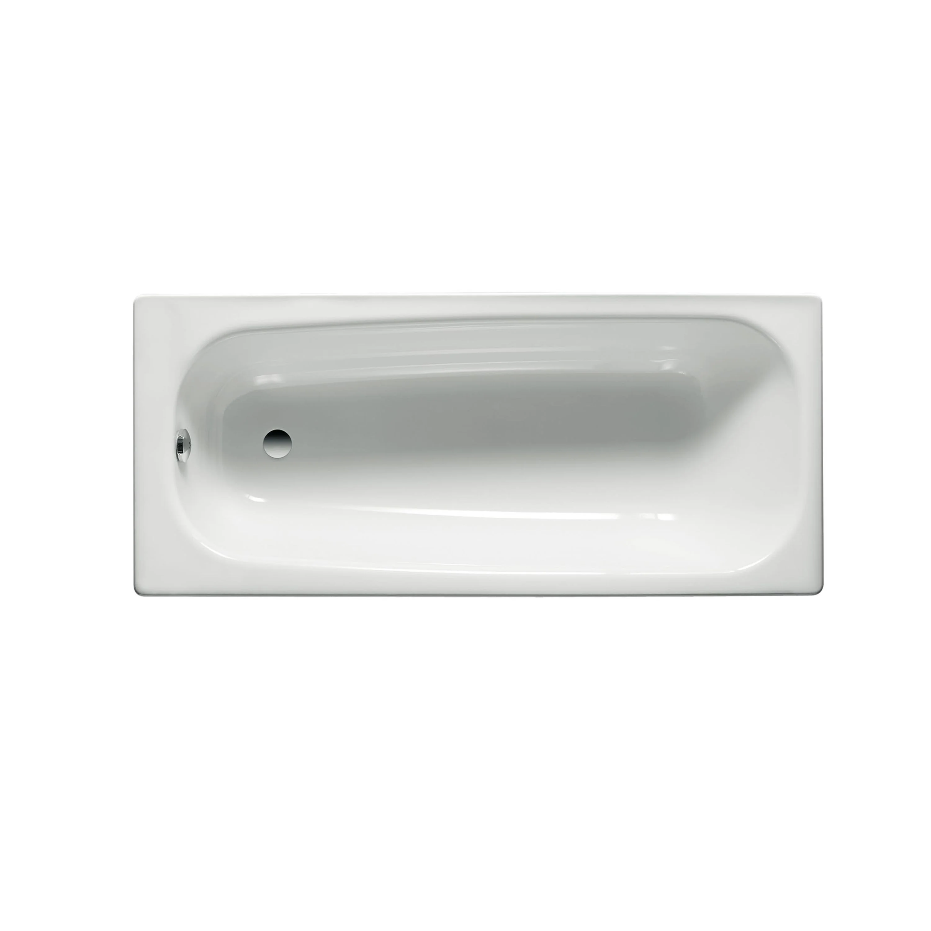 Roca Contesa Single Ended Steel Bath - 1700mm x 700mm - 0 Tap Hole