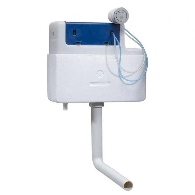 Roper Rhodes Vortex Dual Flush Slimline Concealed Cistern - Square Chrome Flush Plate - Image 2