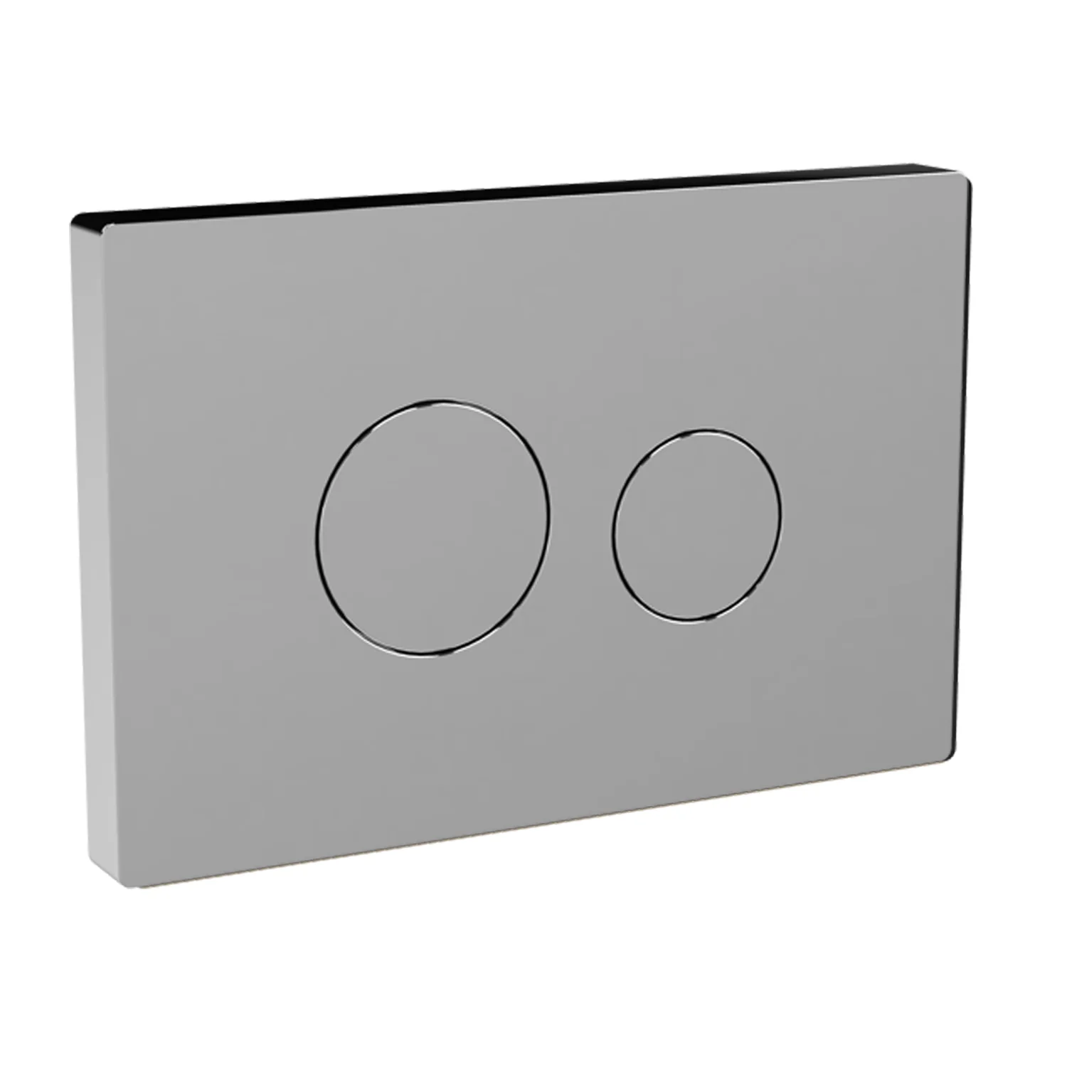 Pneumatic Dual Flush Plate - Chrome