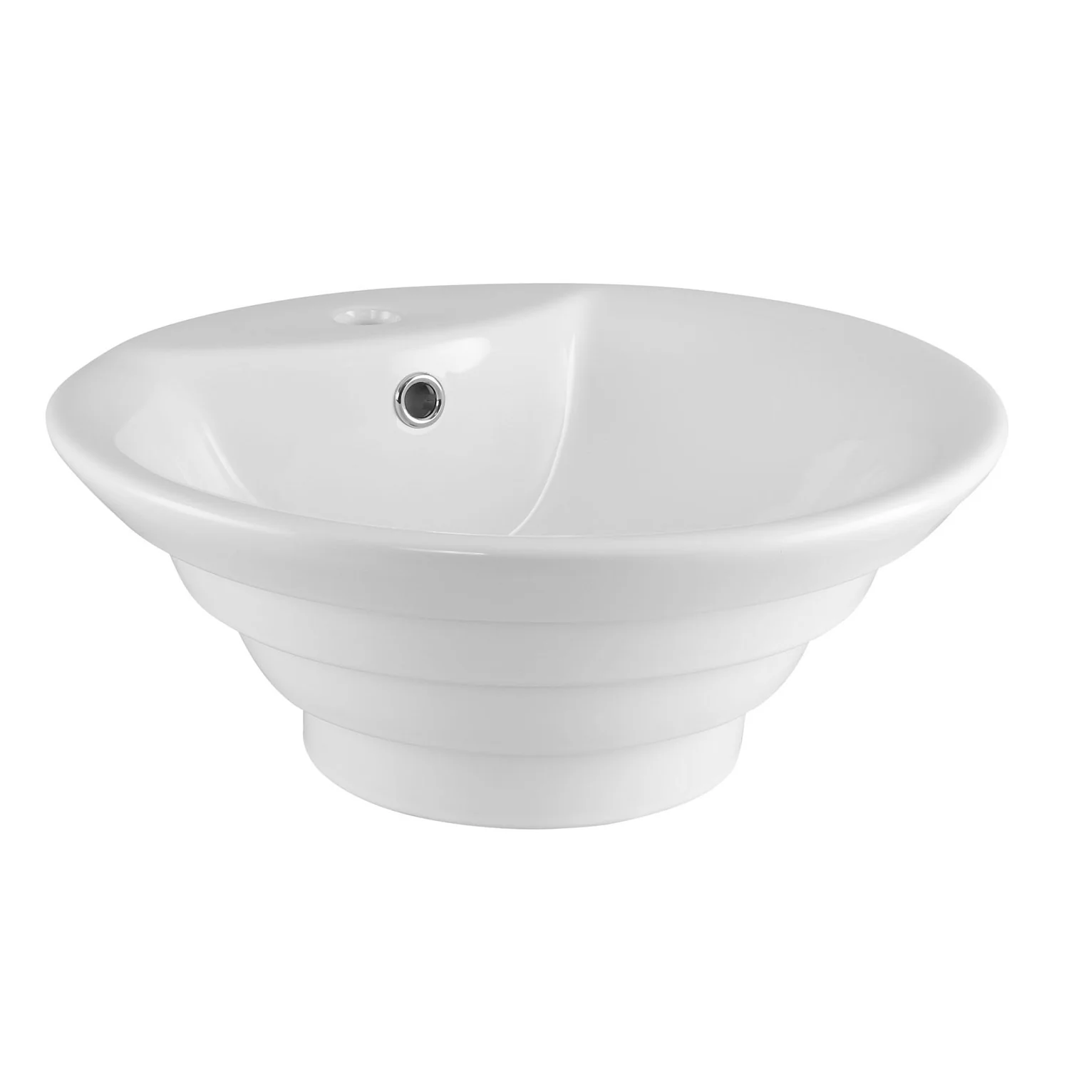 Round Sit-On Countertop Basin 460mm Diameter - Image 2
