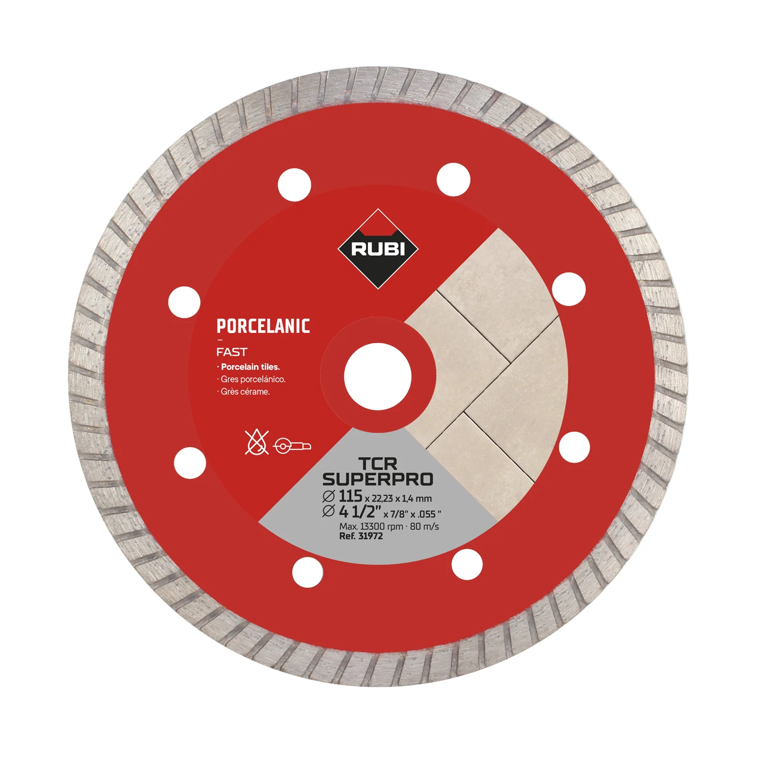 Rubi TCR 115(4 1/2") Superpro