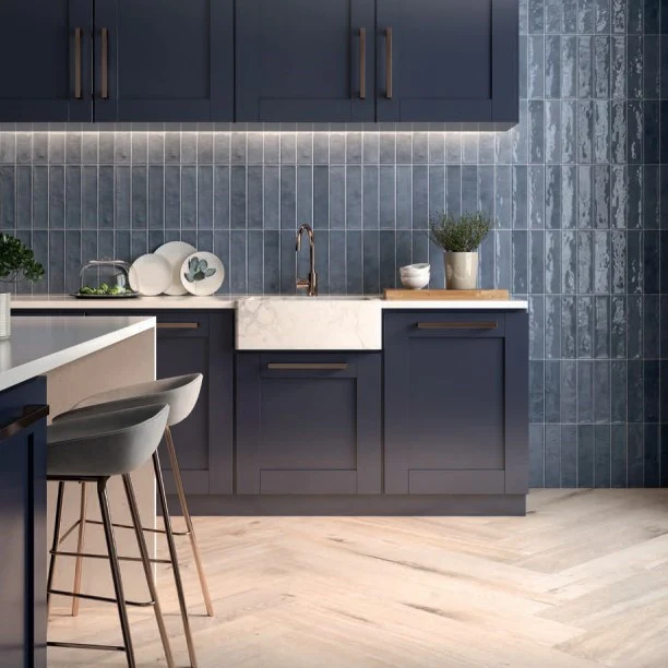 Rvto Chic Blue Rectangle Ceramic Tile - Image 2