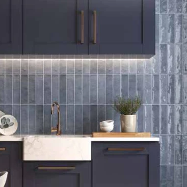 Rvto Chic Blue Rectangle Ceramic Tile - Image 3