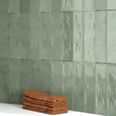 Rvto Chic Green Rectangle Ceramic Tile - Image 4
