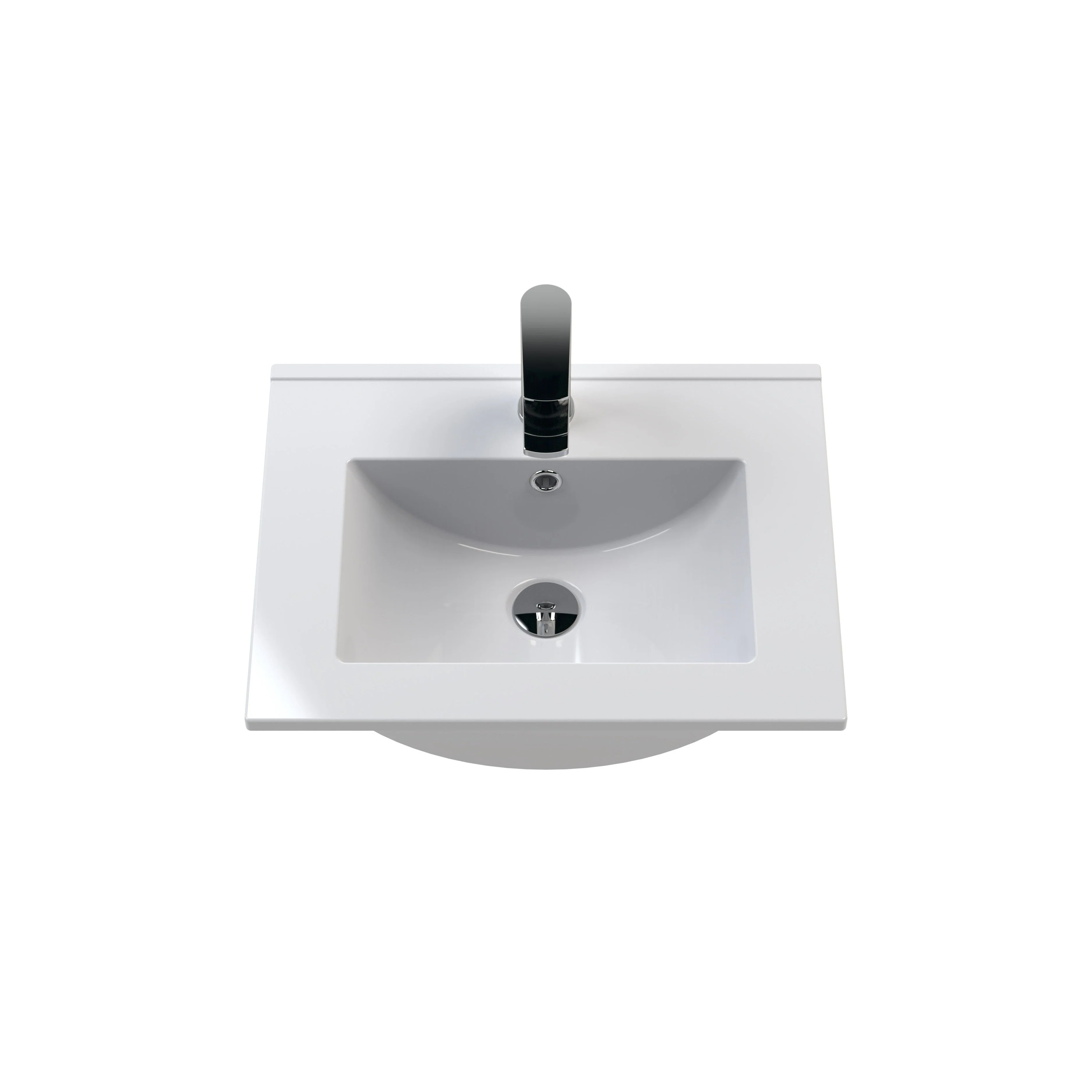 Ryker 500mm Floor Standing 2-Door Vanity & Basin 2 - Soft Black - Image 2