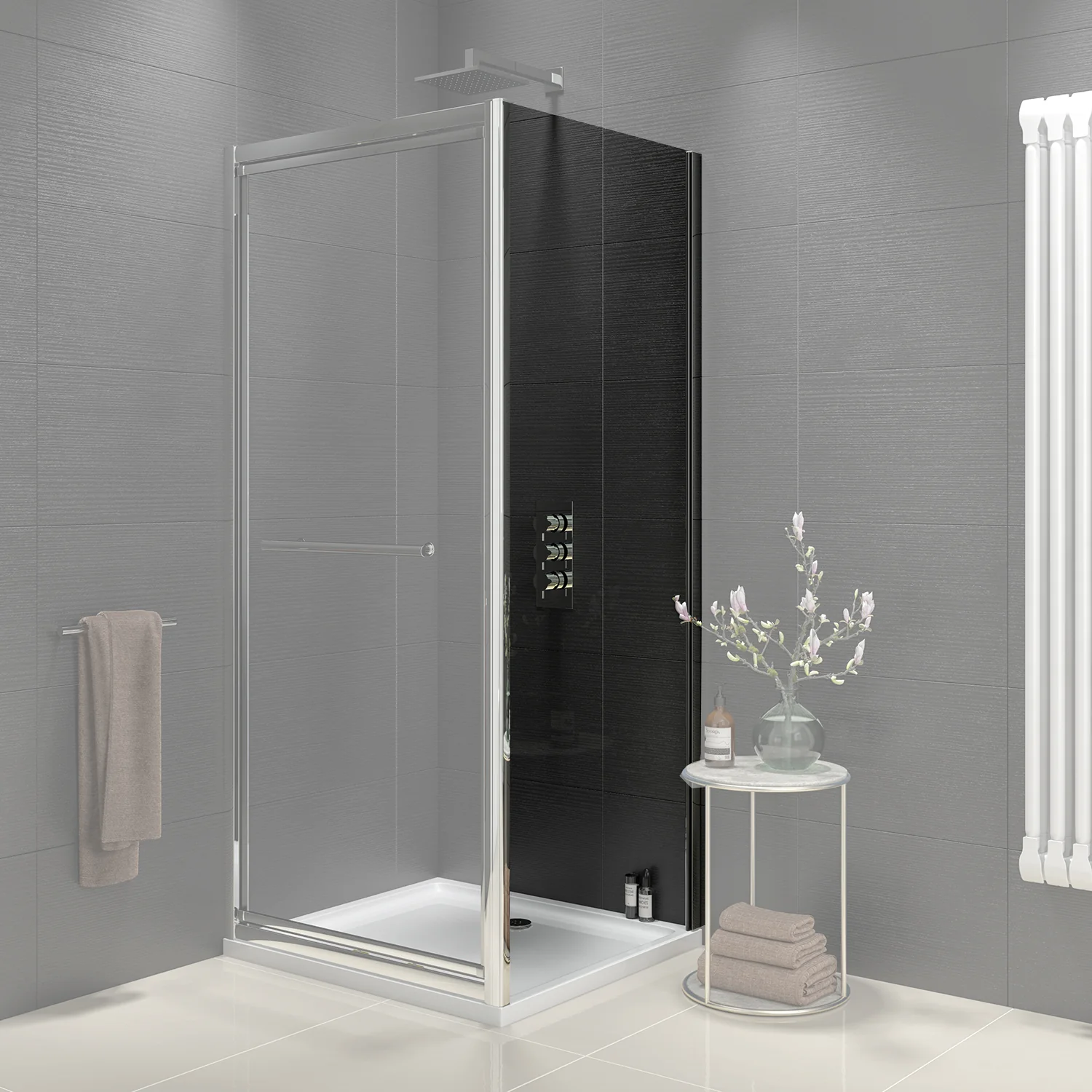 ShowerWorx Ocean 900mm Side Panel - 8mm Glass