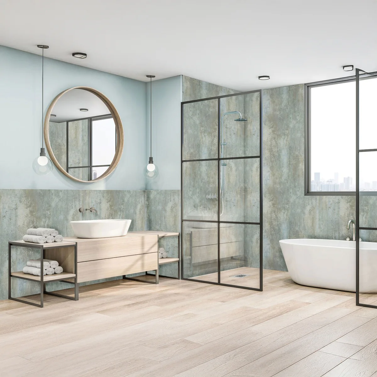 SDG Bathroom Shower Panels - 2400 x 1000 x 10mm - Mineral - Image 2