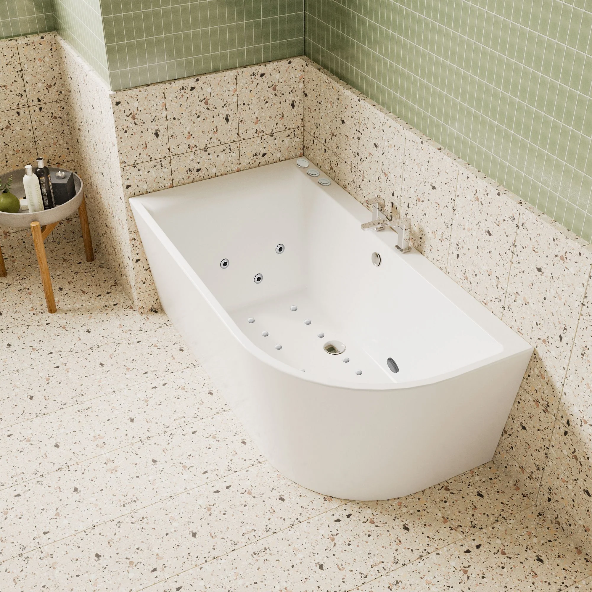 Selsley Free Standing Hydrotherapy SPA Bath 1500mm - Image 3