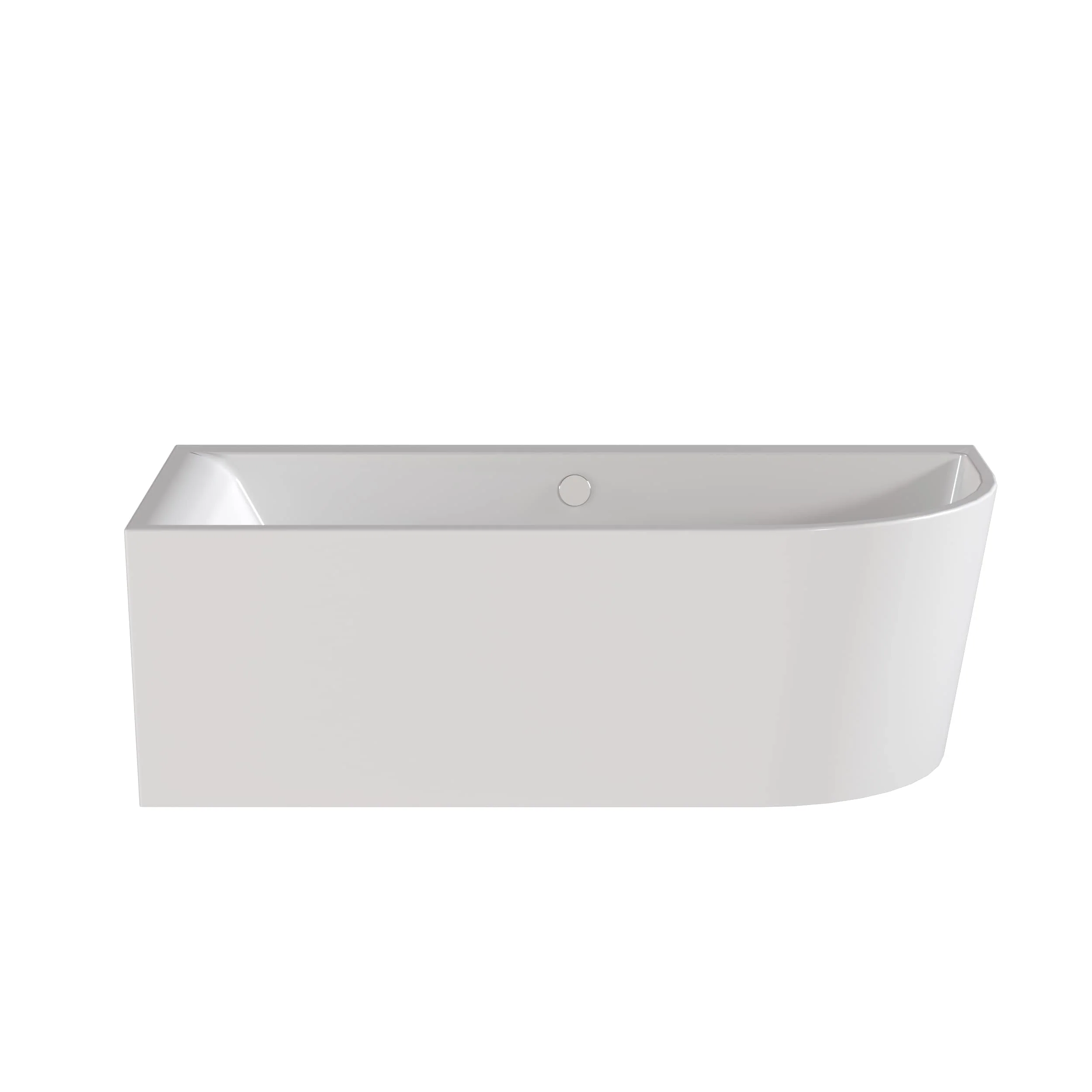 Selsley 1700 Curved SUPER DEEP Freestanding Bath Left Hand - Image 2