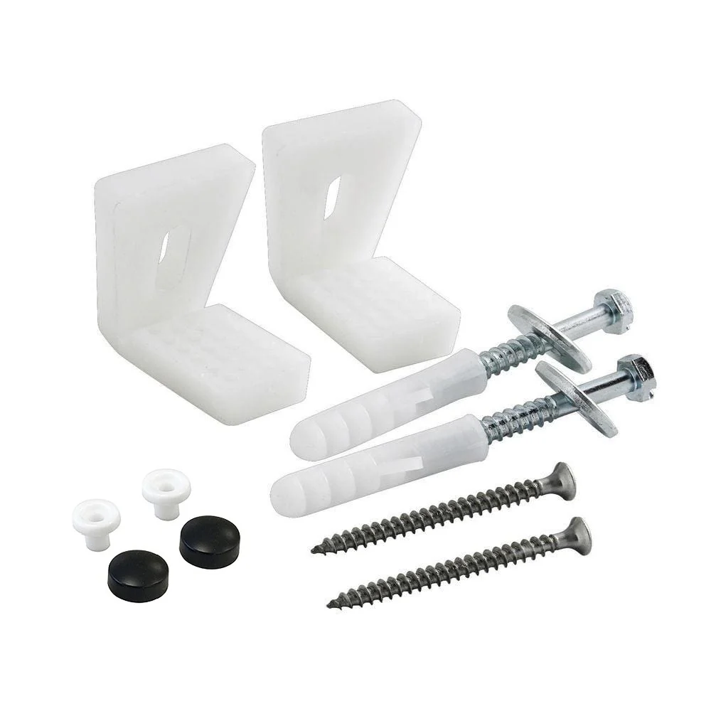 Semi Pedestal Wall Fixing Kit - Black
