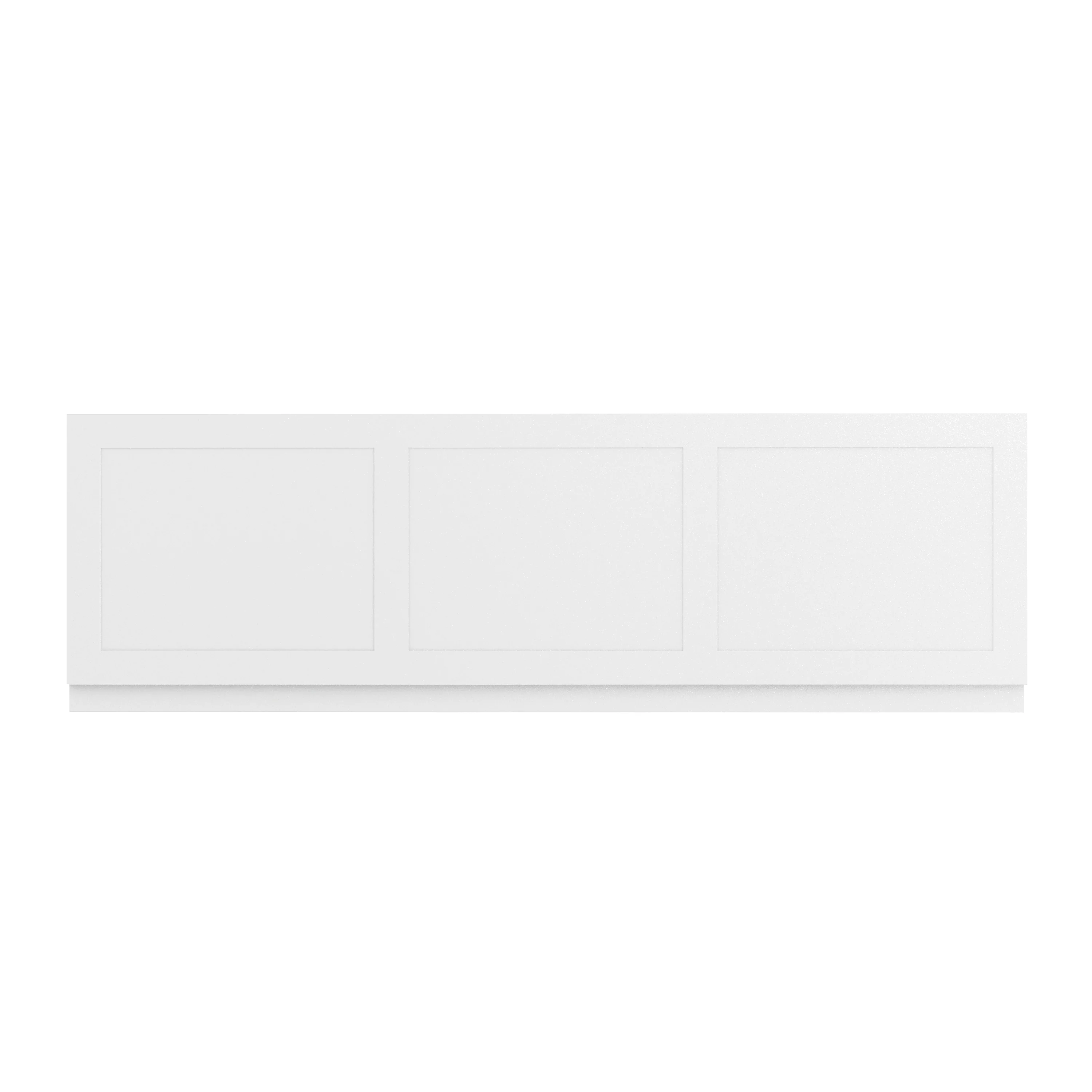 Shaker Waterproof Front & End Straight Bath Panel 1700 x 800 - White - Image 2