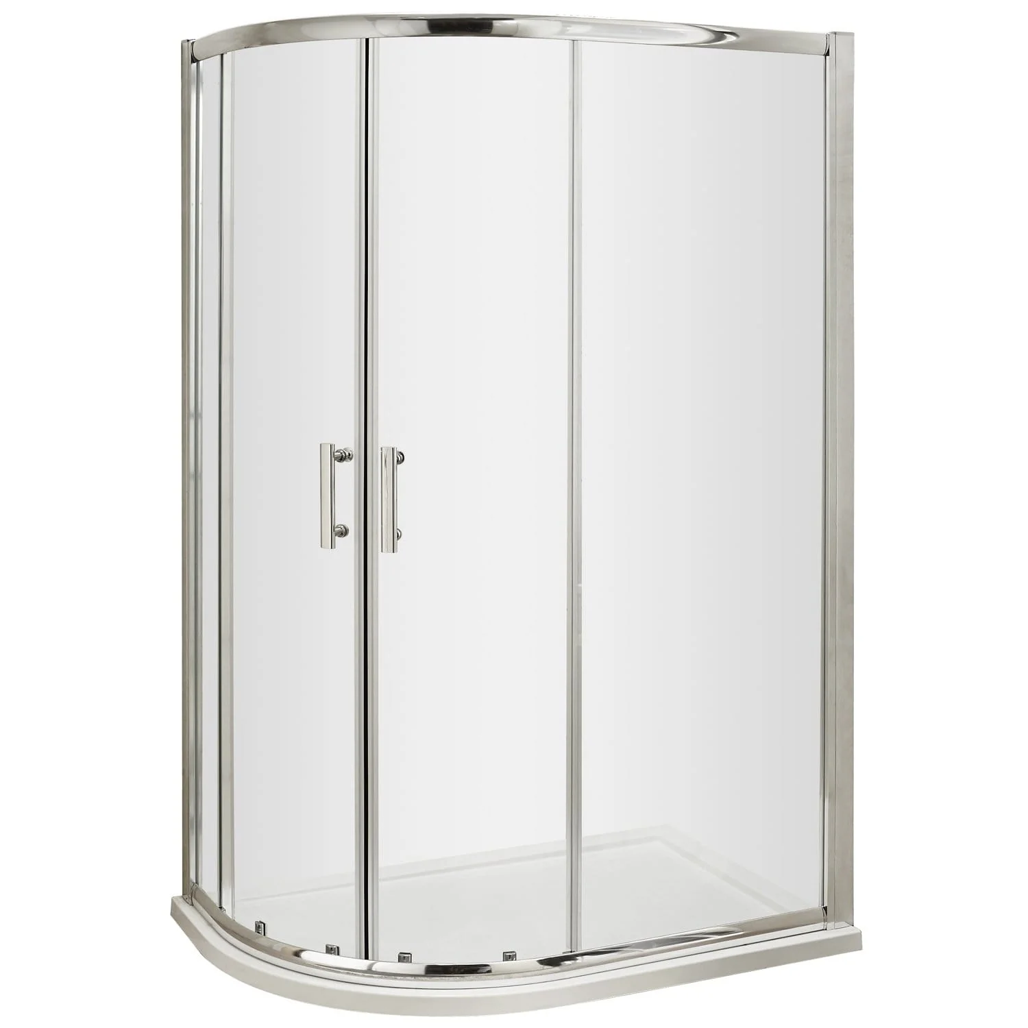 ShowerWorX Atlantic 1000 x 800 x 1900mm Offset Quadrant Shower Door - 6mm Glass - Image 2