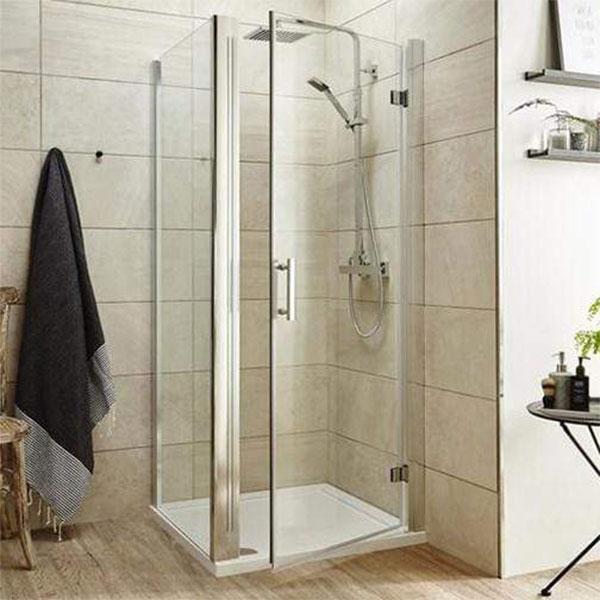 ShowerWorX Atlantic Chrome 900 x 1900mm Side Panel - 6mm Glass - Image 2