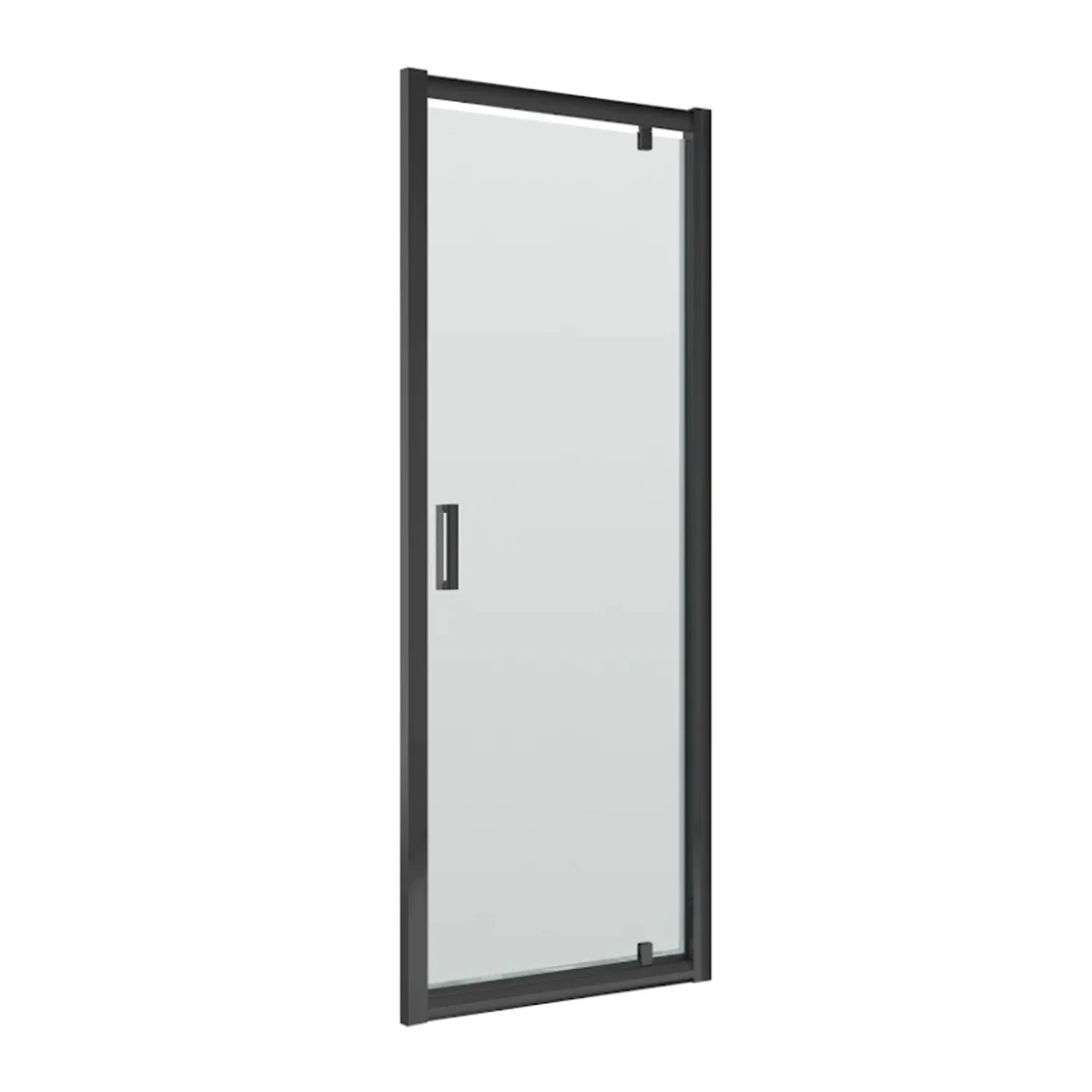 ShowerWorx Atlantic Matt Black 760mm Pivot Shower Door - 6mm Glass - Image 4