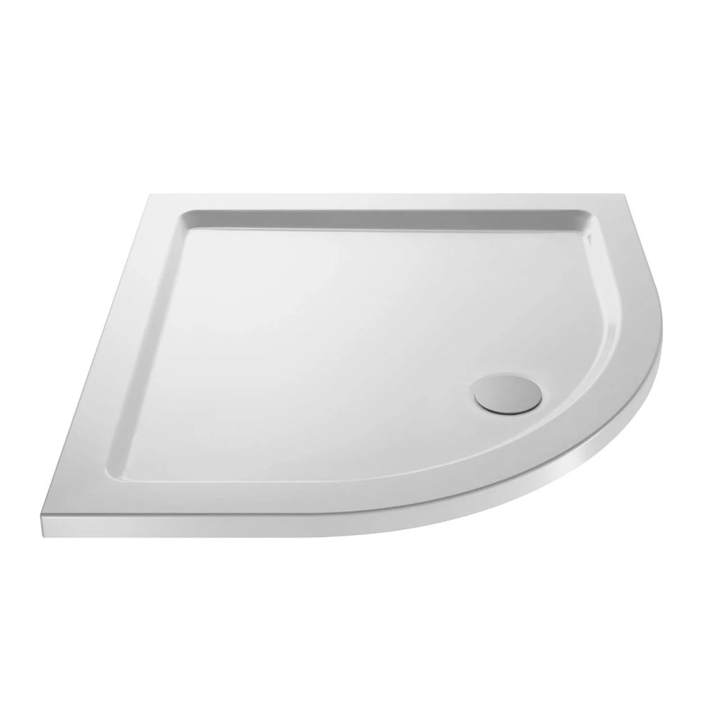 ShowerWorX Atlantic Matt Black 800mm Quadrant Shower Enclosure with White Shower Tray - Image 4