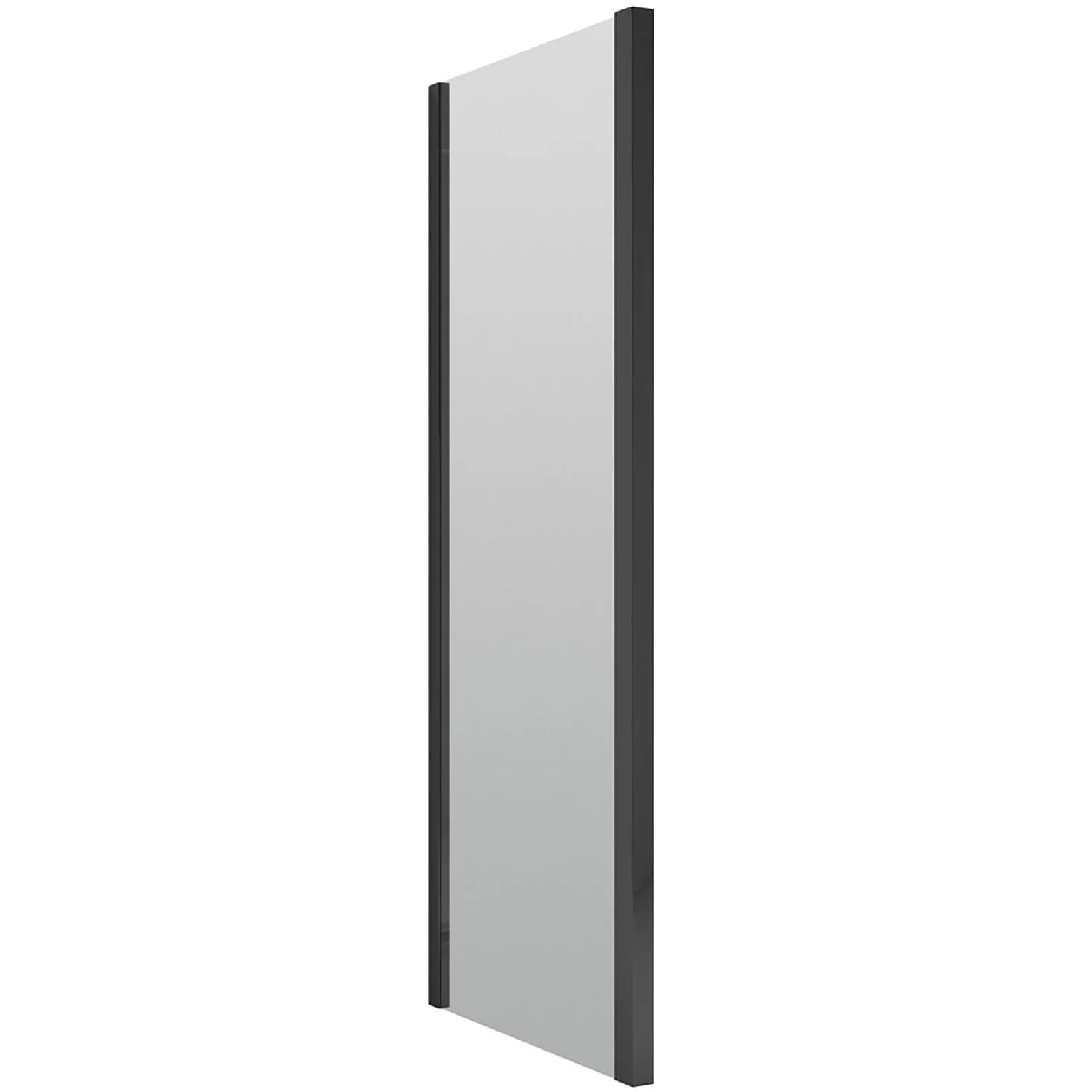 ShowerWorx Atlantic Matt Black 800 x 1900mm Side Panel - 6mm Glass - Image 2
