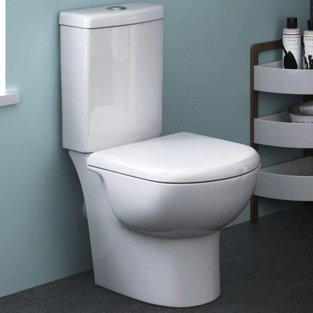 ShowerWorX Civic Close Coupled Toilet & Push Button Cistern - Image 2
