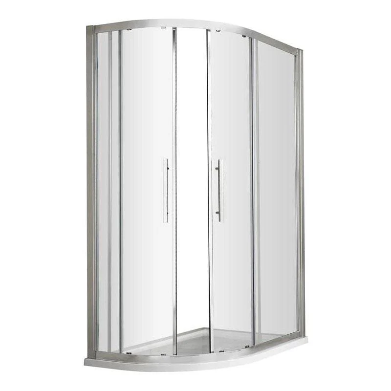 ShowerWorX Summit 900 x 800mm Offset Quadrant Shower Enclosures - 8mm Glass - Image 2