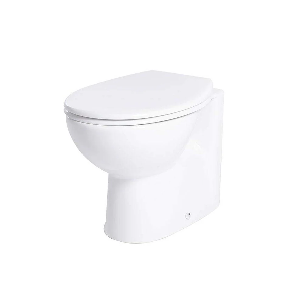 Siena 1000mm Vanity & WC Set with Round Pan - Gloss Grey - Image 5