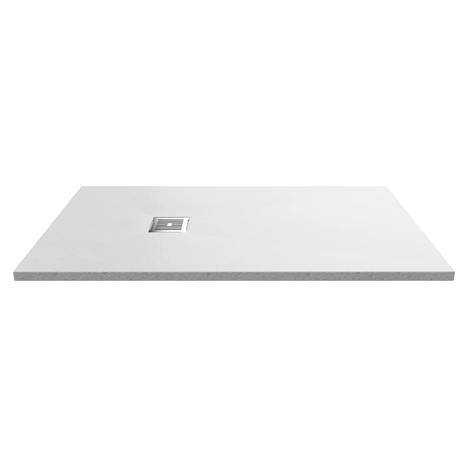 Slate White Slimline 1600 x 800mm Rectangular Shower Tray - Image 2