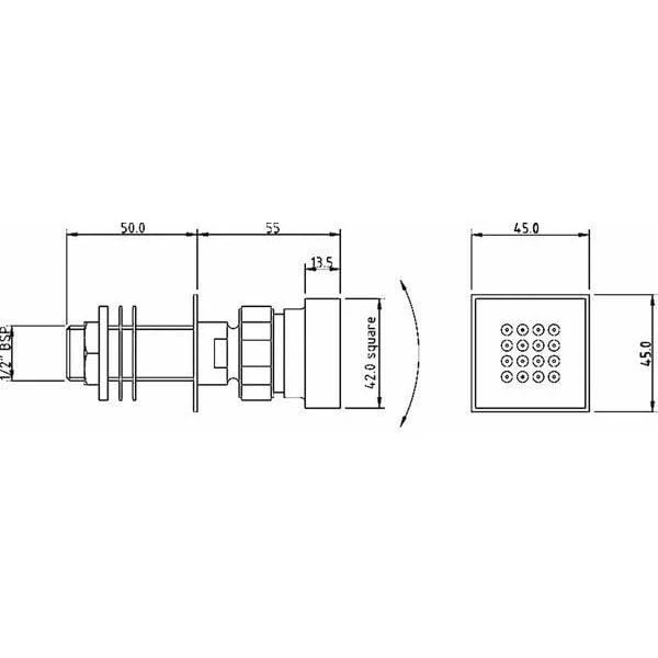 Square Body Jet - Chrome - Image 3