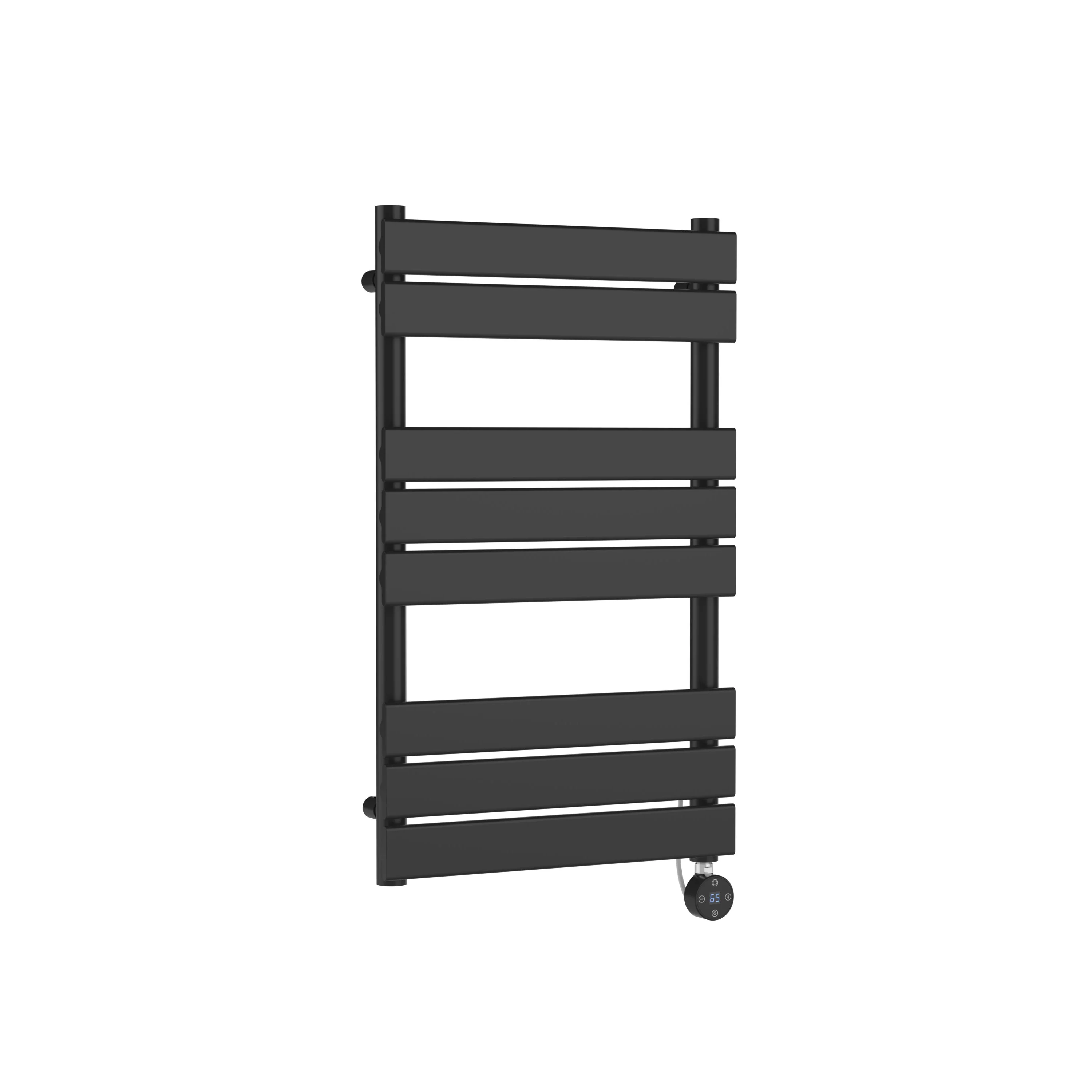 Square Flat Towel Radiator 840x500 - Anthracite