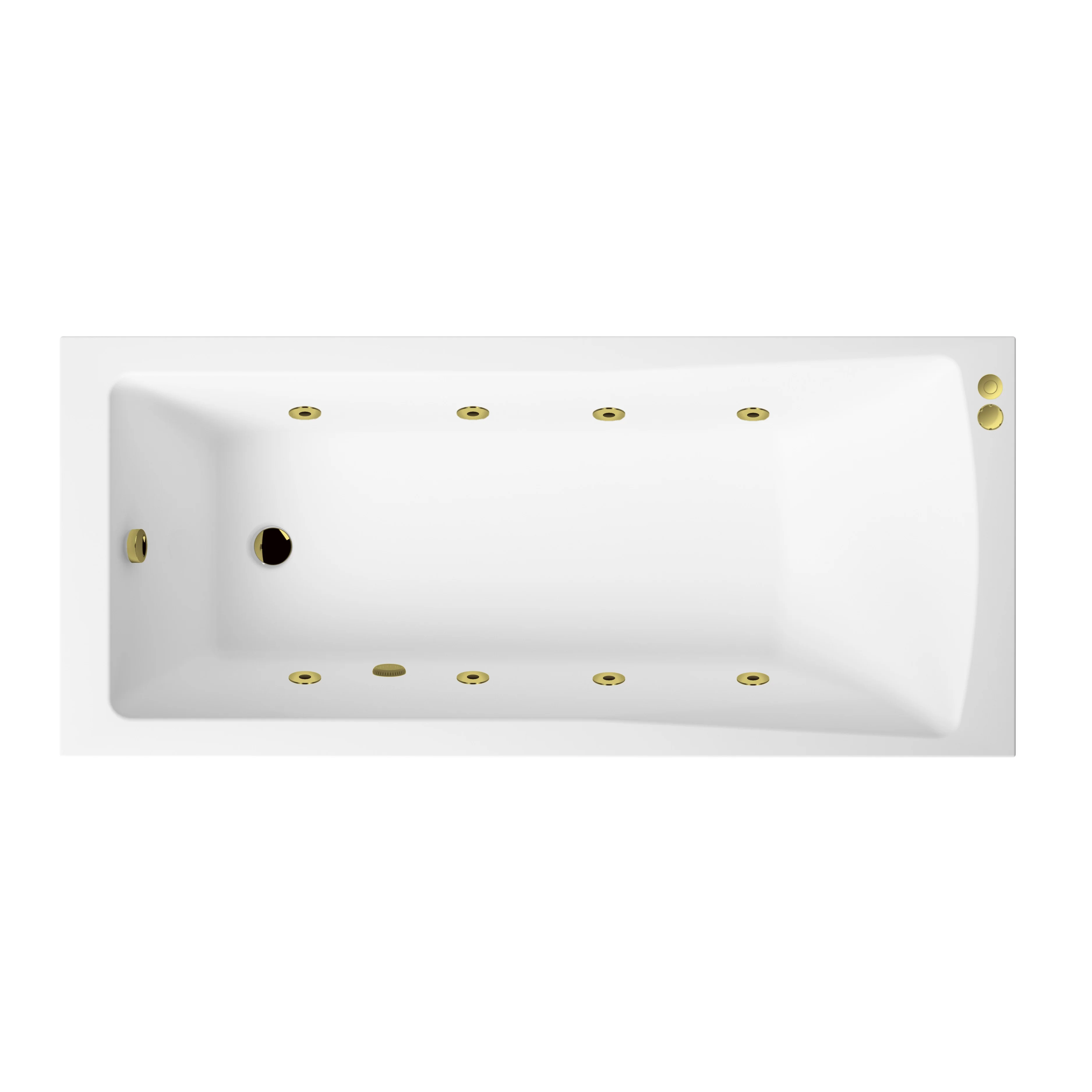 Square Single Ended Whirlpool Hydrotherapy SPA Bath 1500 x 700mm - Image 12