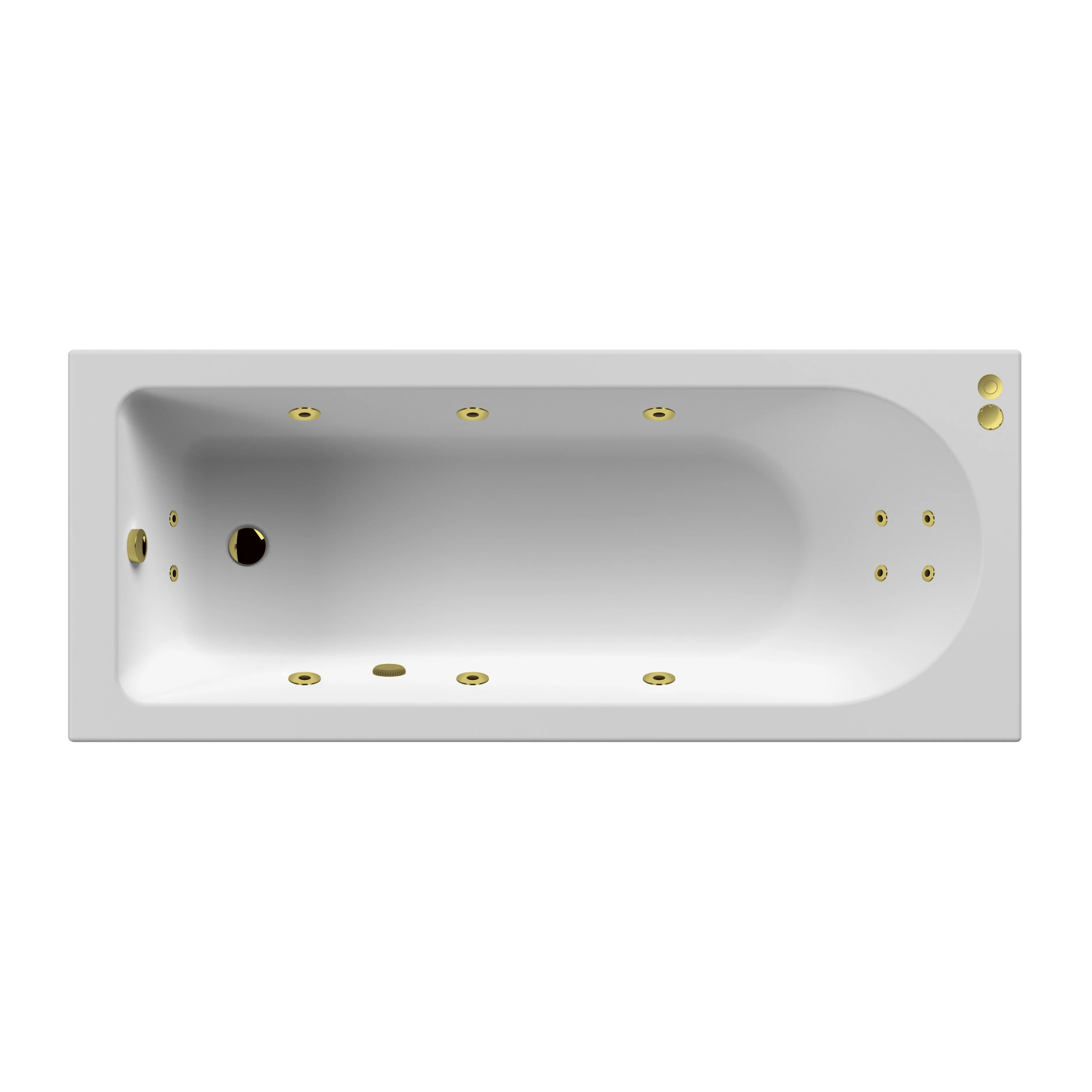 PSignature Single Ended Whirlpool Bath 1500 x 700mm - Image 15