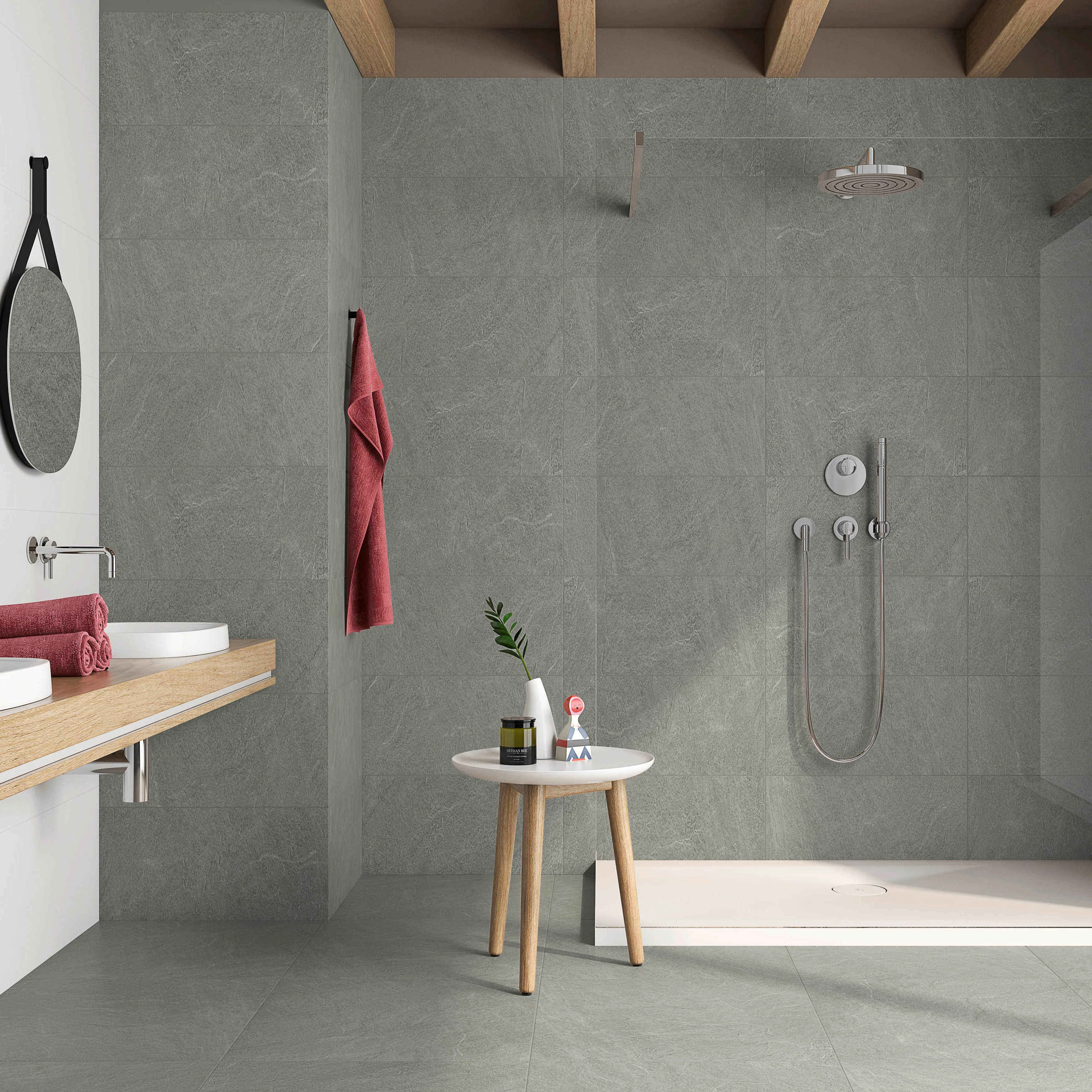 Tabita Gris Rectangle Porcelain Tiles