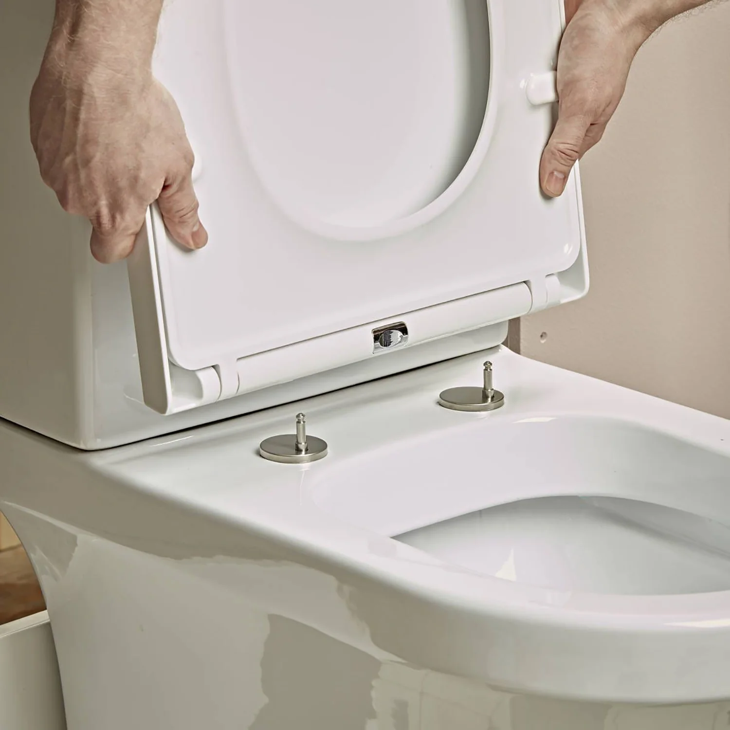Tavistock Aerial Open Back Comfort Height Close Coupled WC & Seat - Image 4