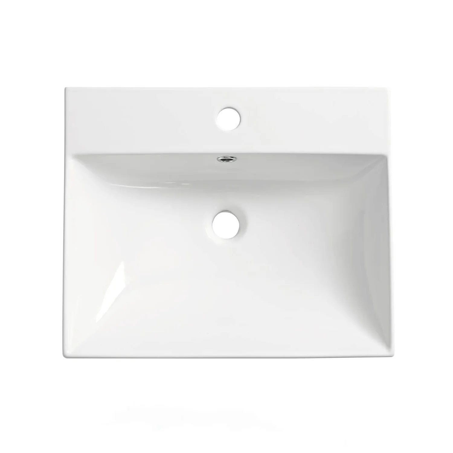 Tavistock Cadence 500mm Wall Mounted Vanity Unit & Basin - Light Grey Gloss - Image 2