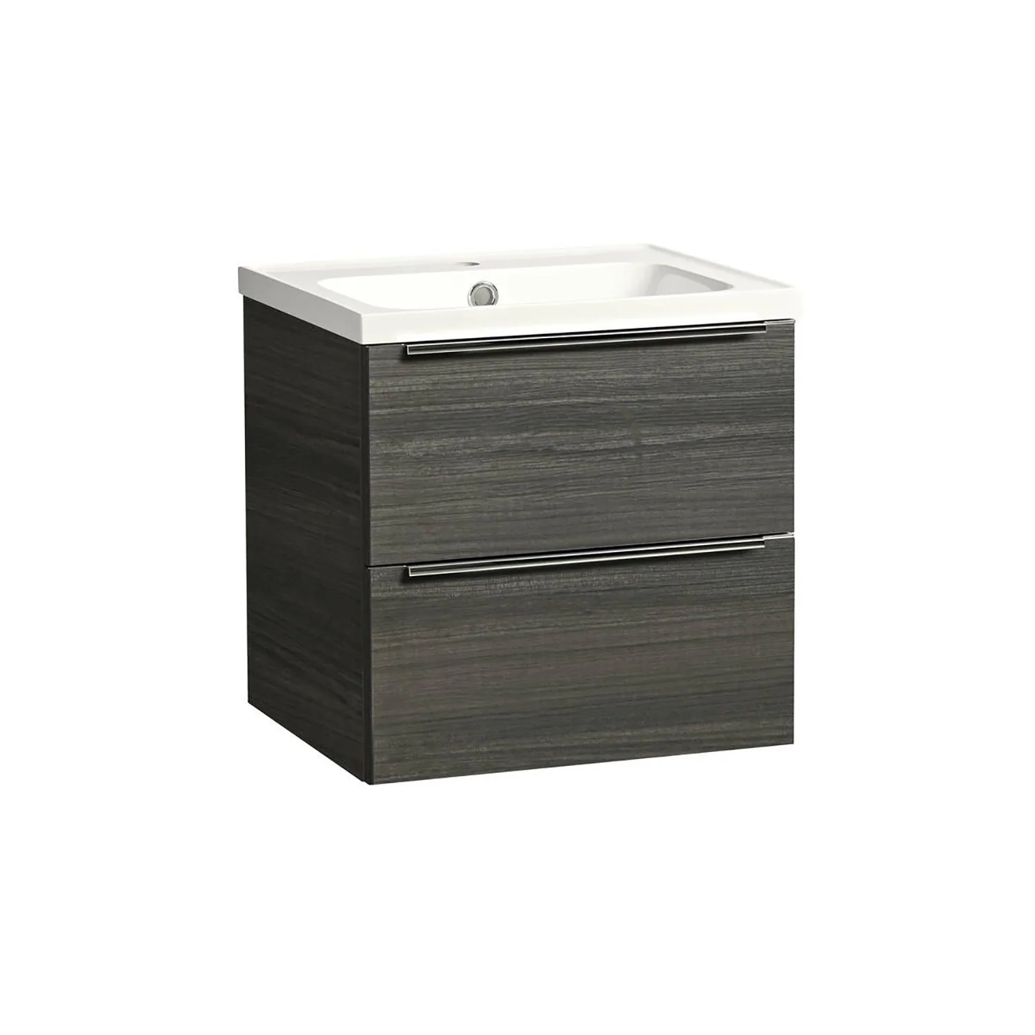 Tavistock Cadence 500mm Wall Mounted Vanity Unit & Basin - Tundra Wood