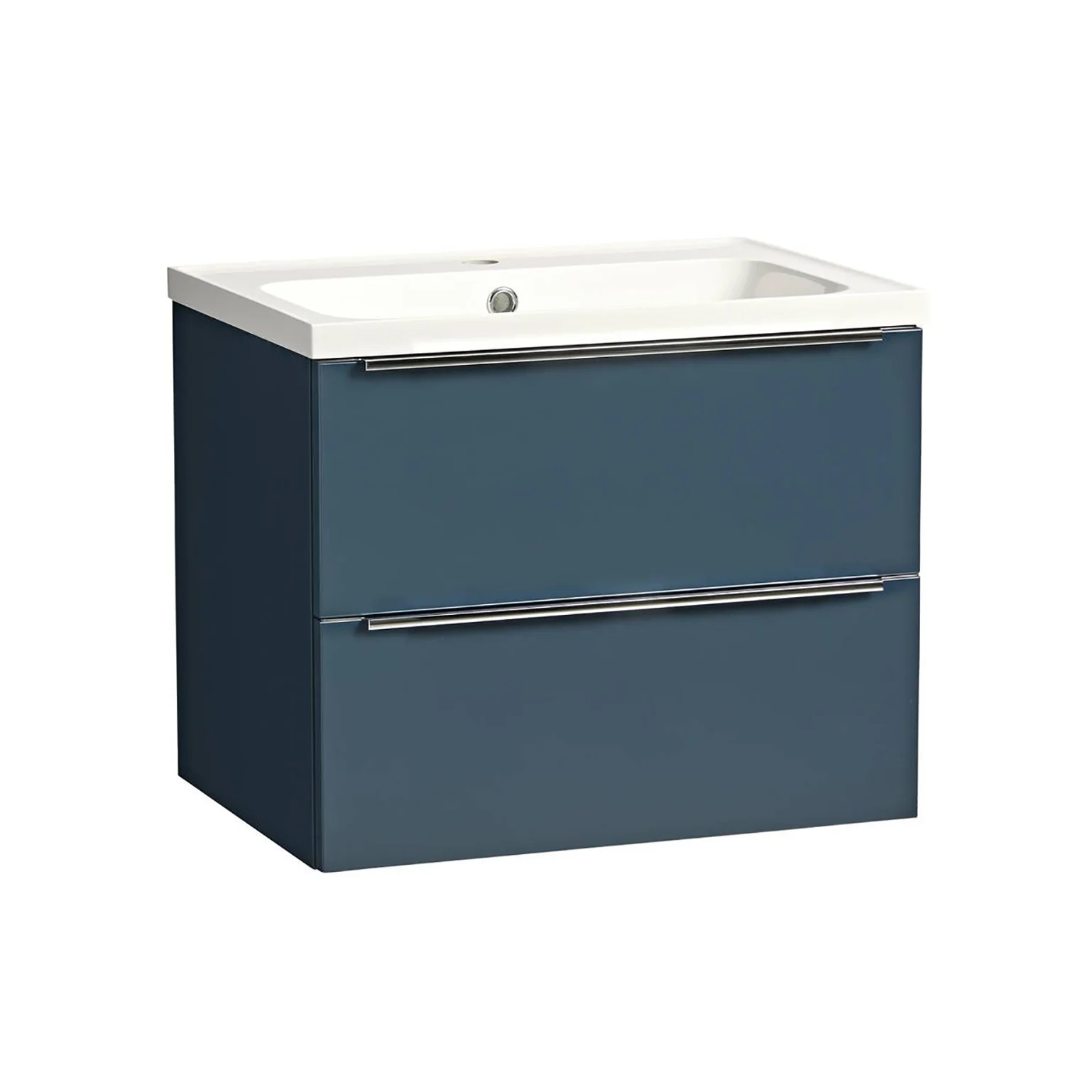 Tavistock Cadence 600mm Wall Mounted Vanity Unit & Basin - Oxford Blue