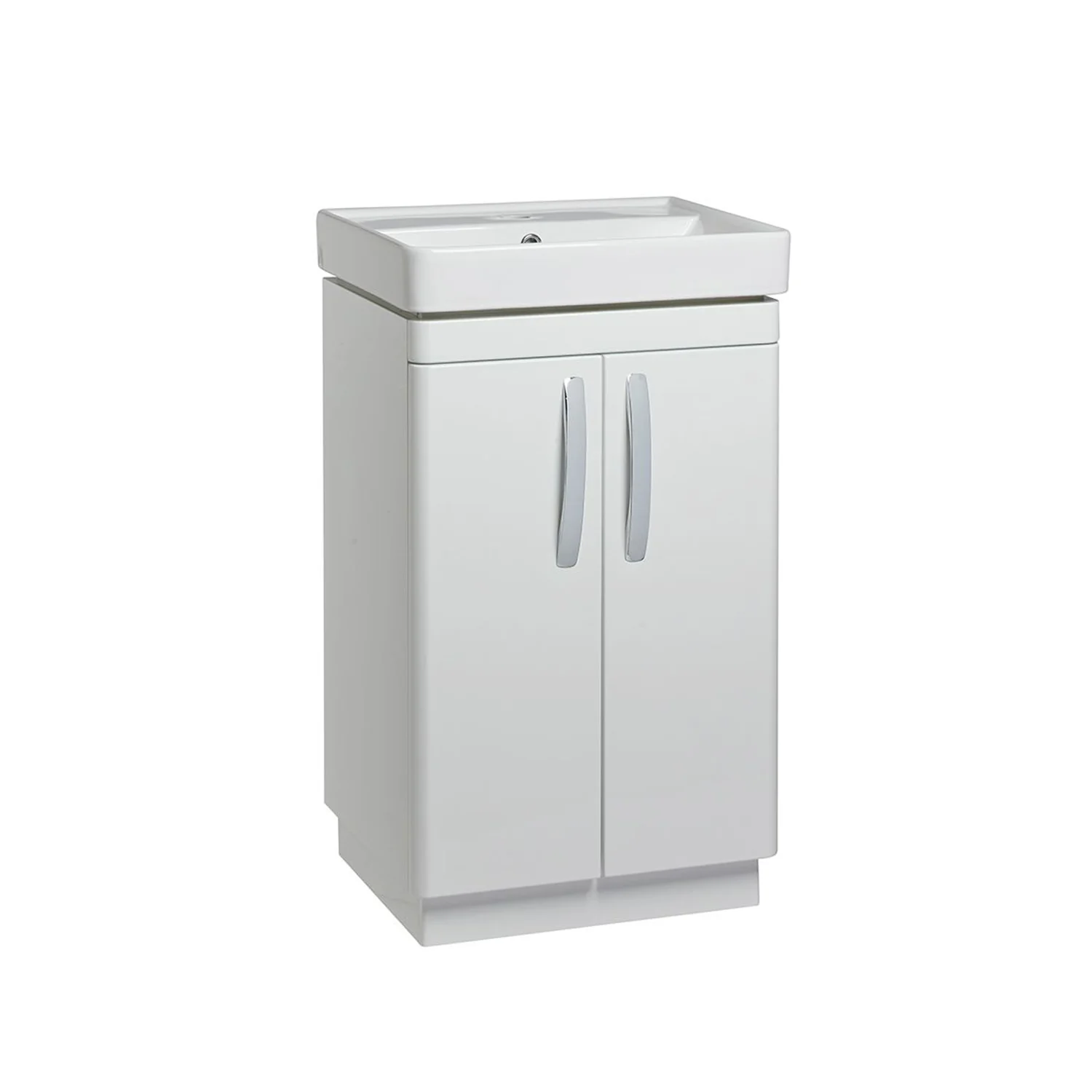 Tavistock Compass 500mm Vanity Unit & Basin - White Gloss