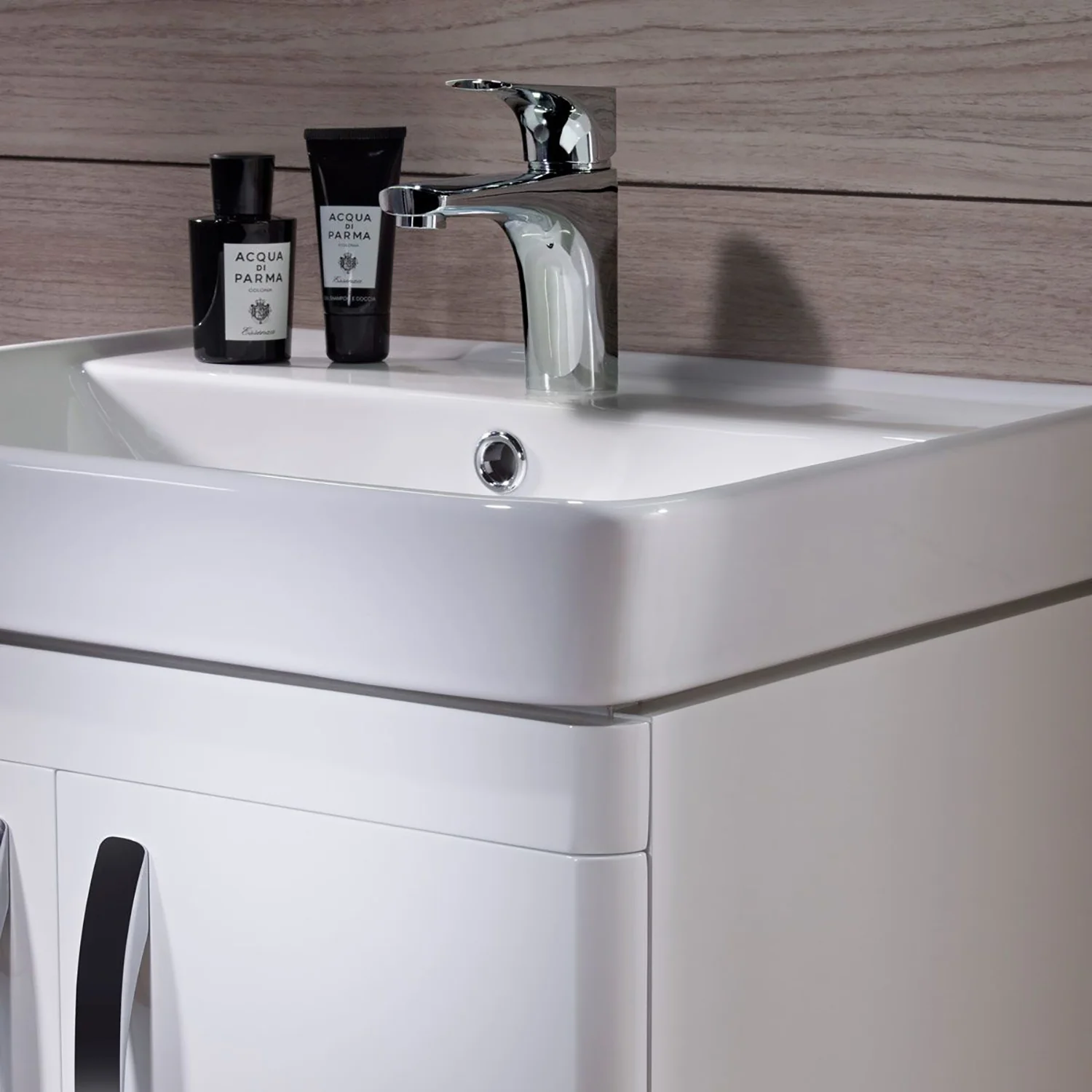 Tavistock Compass 600mm Vanity Unit & Basin - White Gloss - Image 3